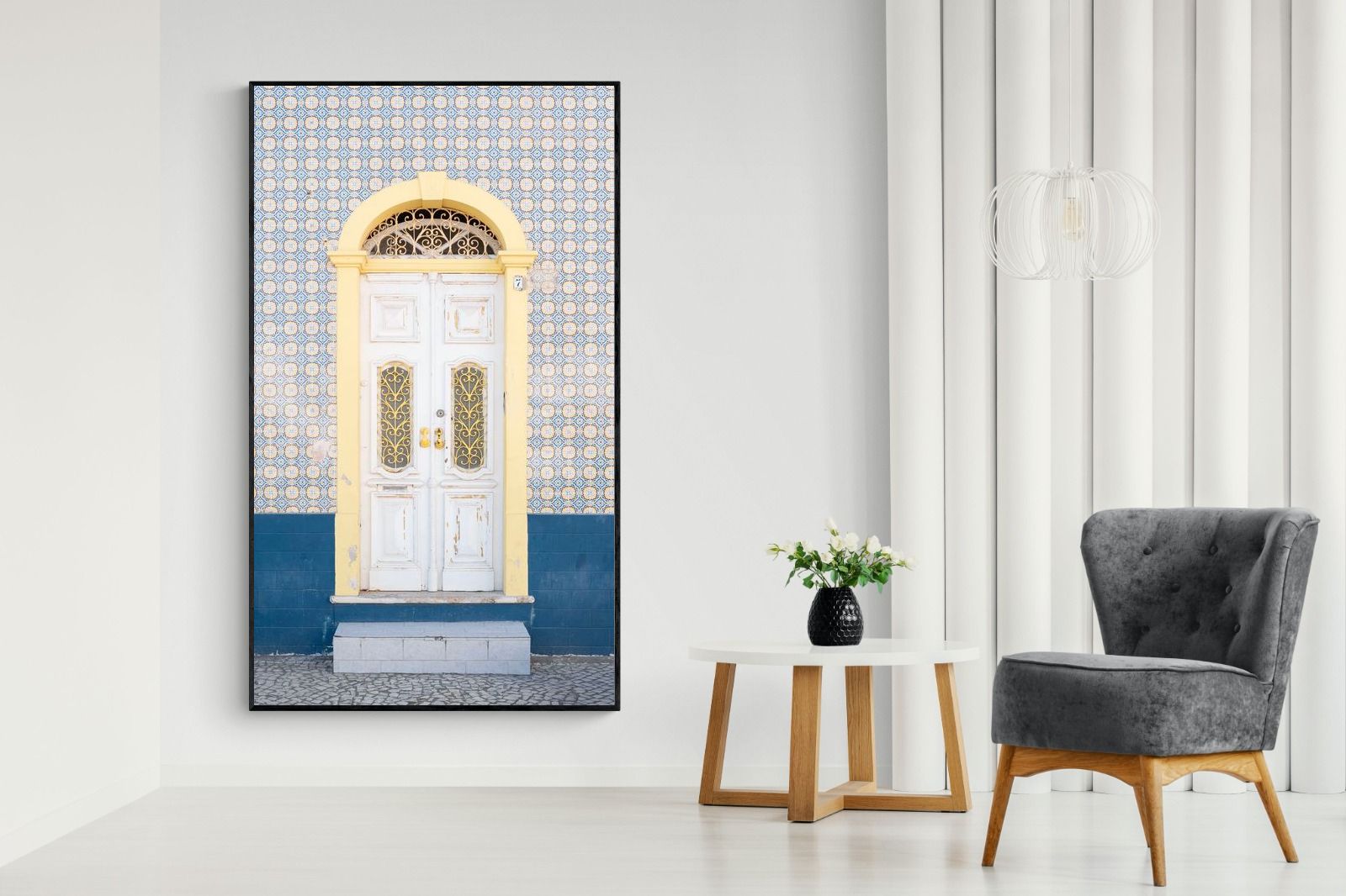 Pixalot Blue and Yellow Facade