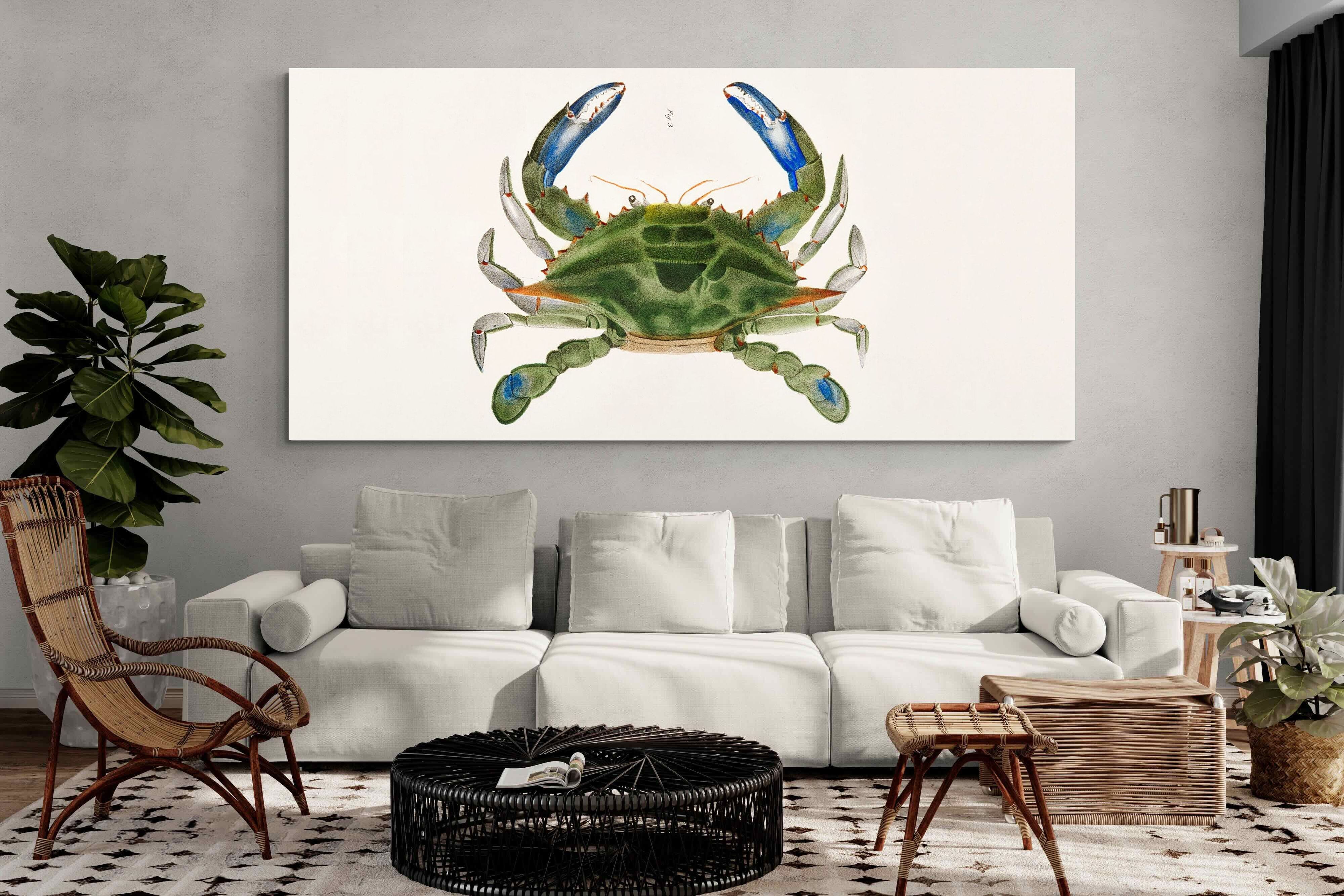 Pixalot ® Blue Crab Illustration