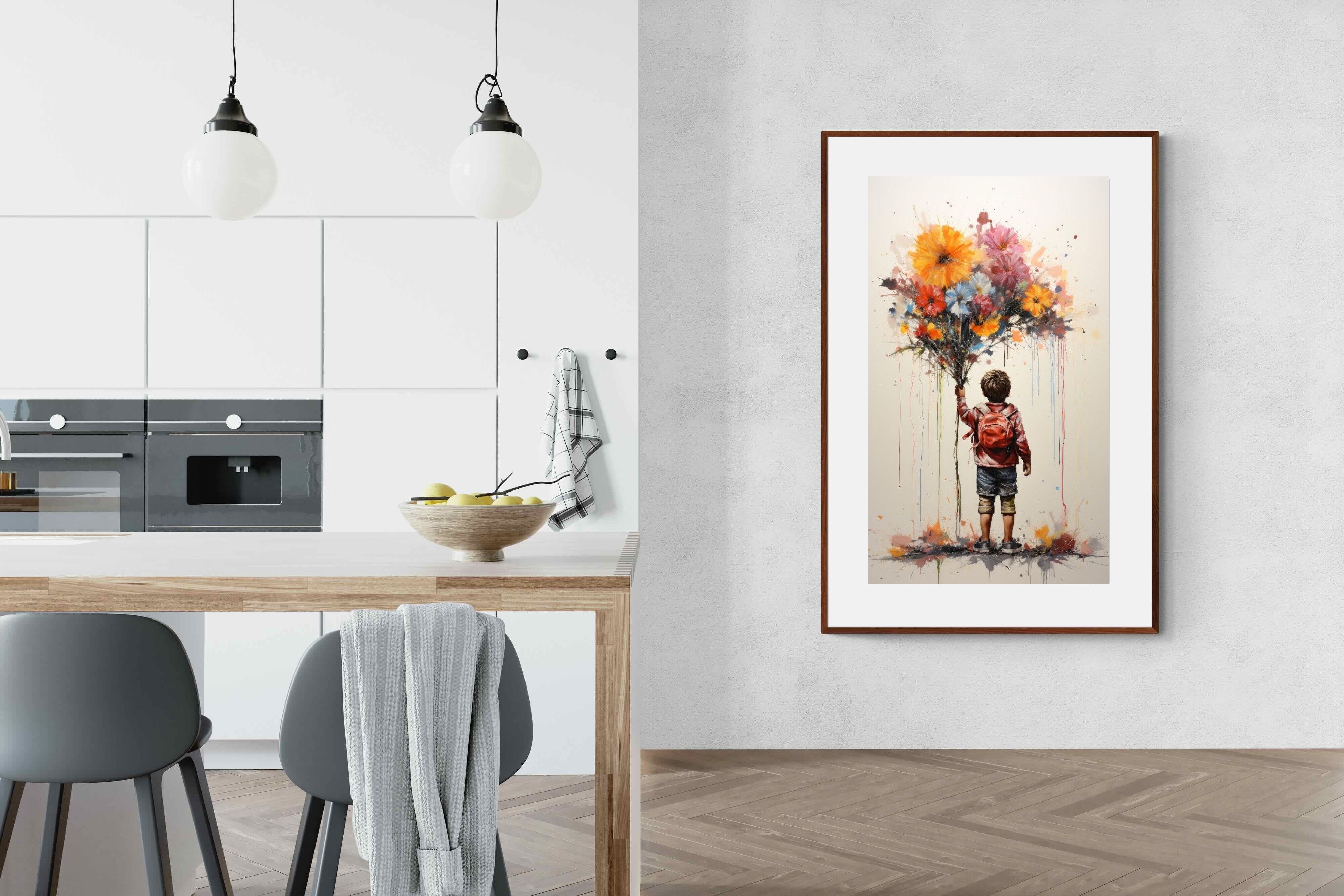 Pixalot Boy With Flowers