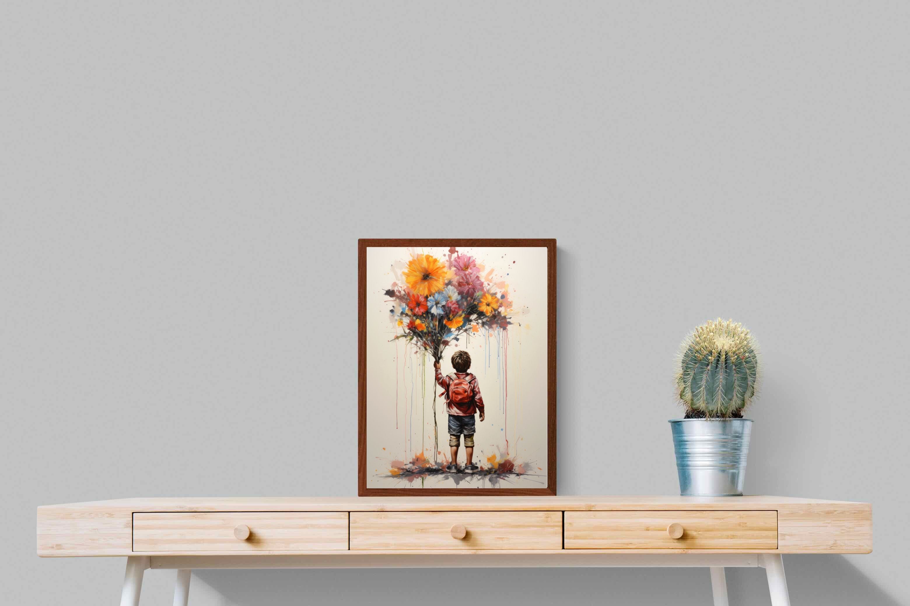 Pixalot Boy With Flowers