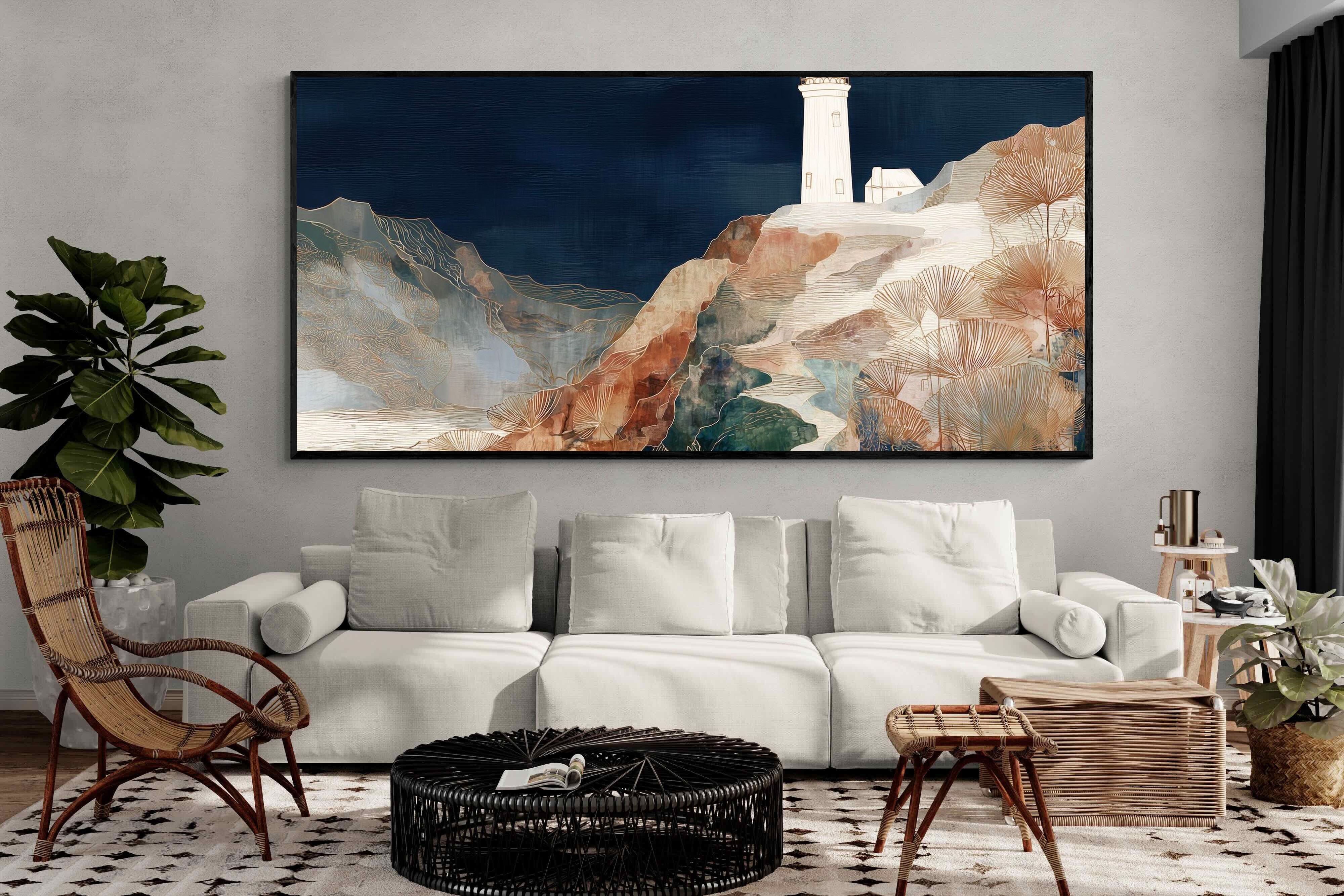 Pixalot ® Coastal Lighthouse at Night