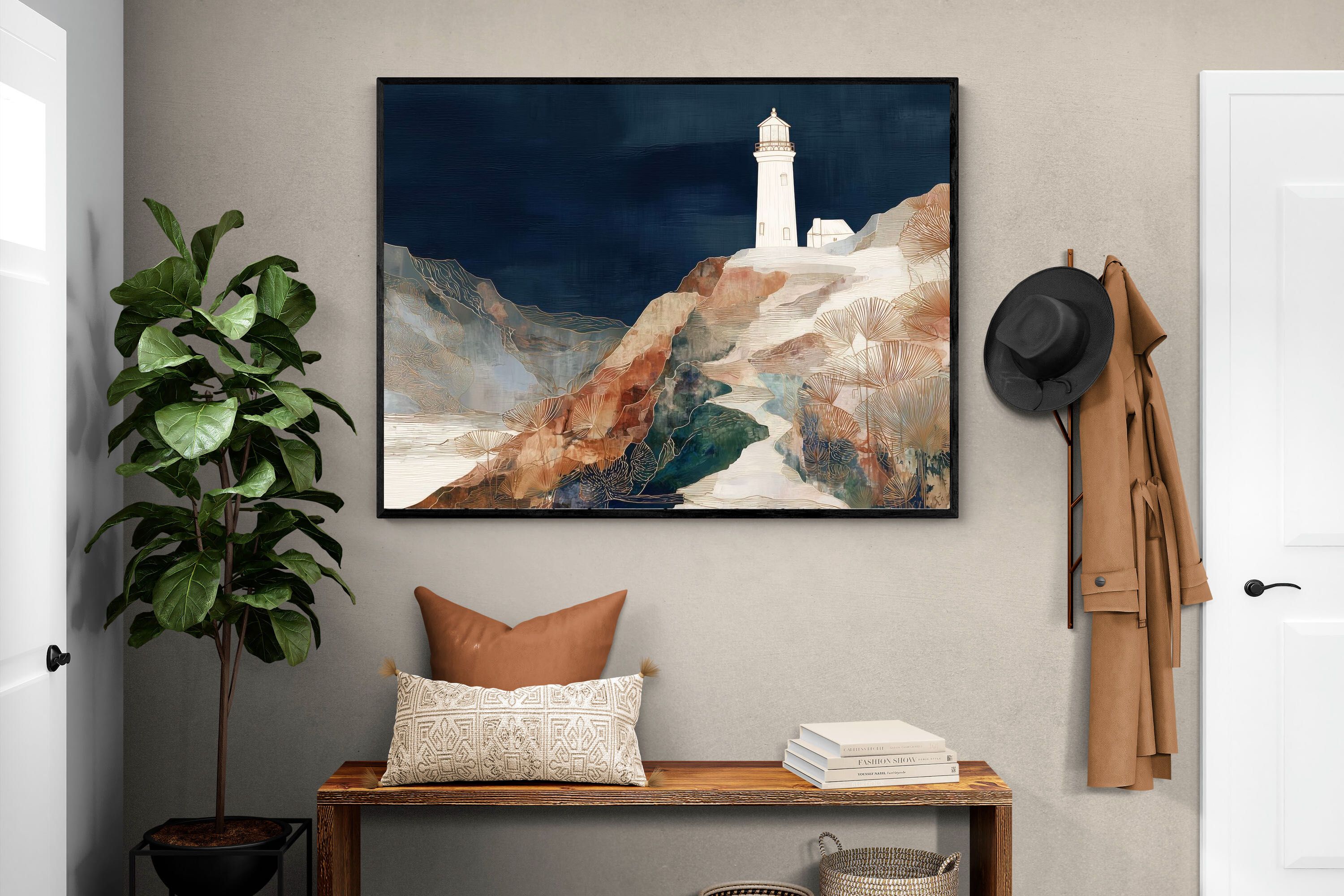Pixalot ® Coastal Lighthouse at Night