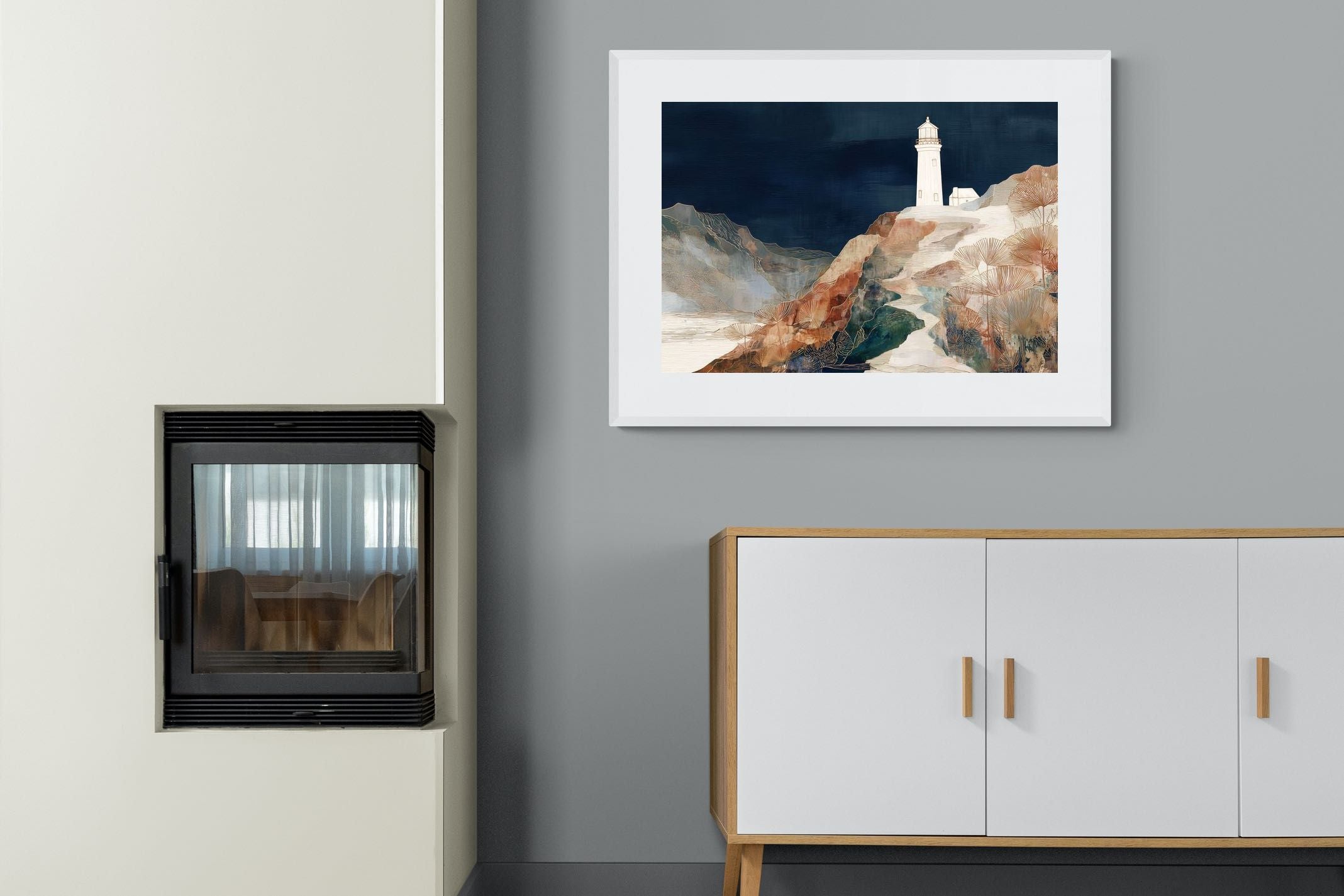 Pixalot ® Coastal Lighthouse at Night
