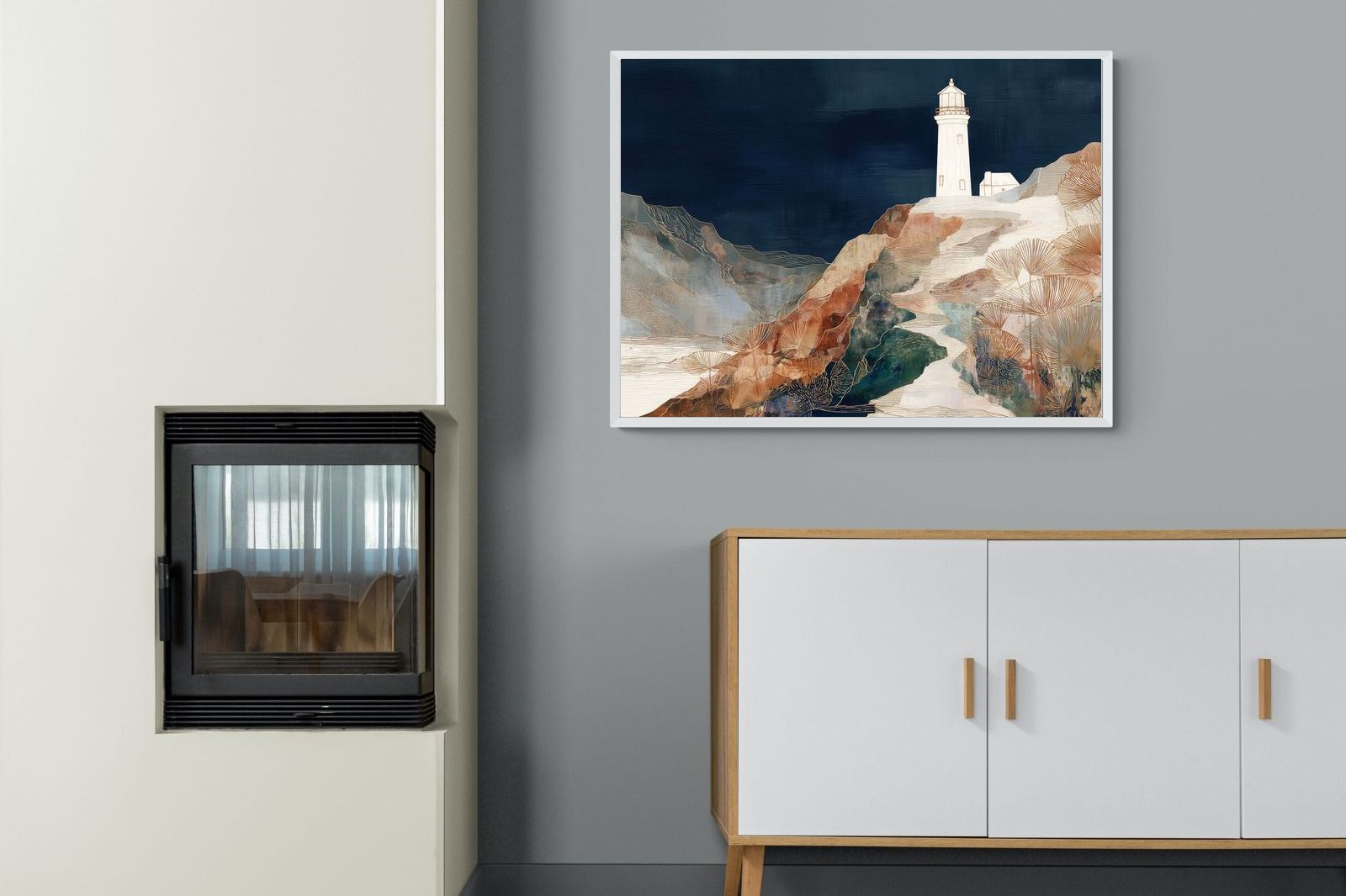 Pixalot ® Coastal Lighthouse at Night