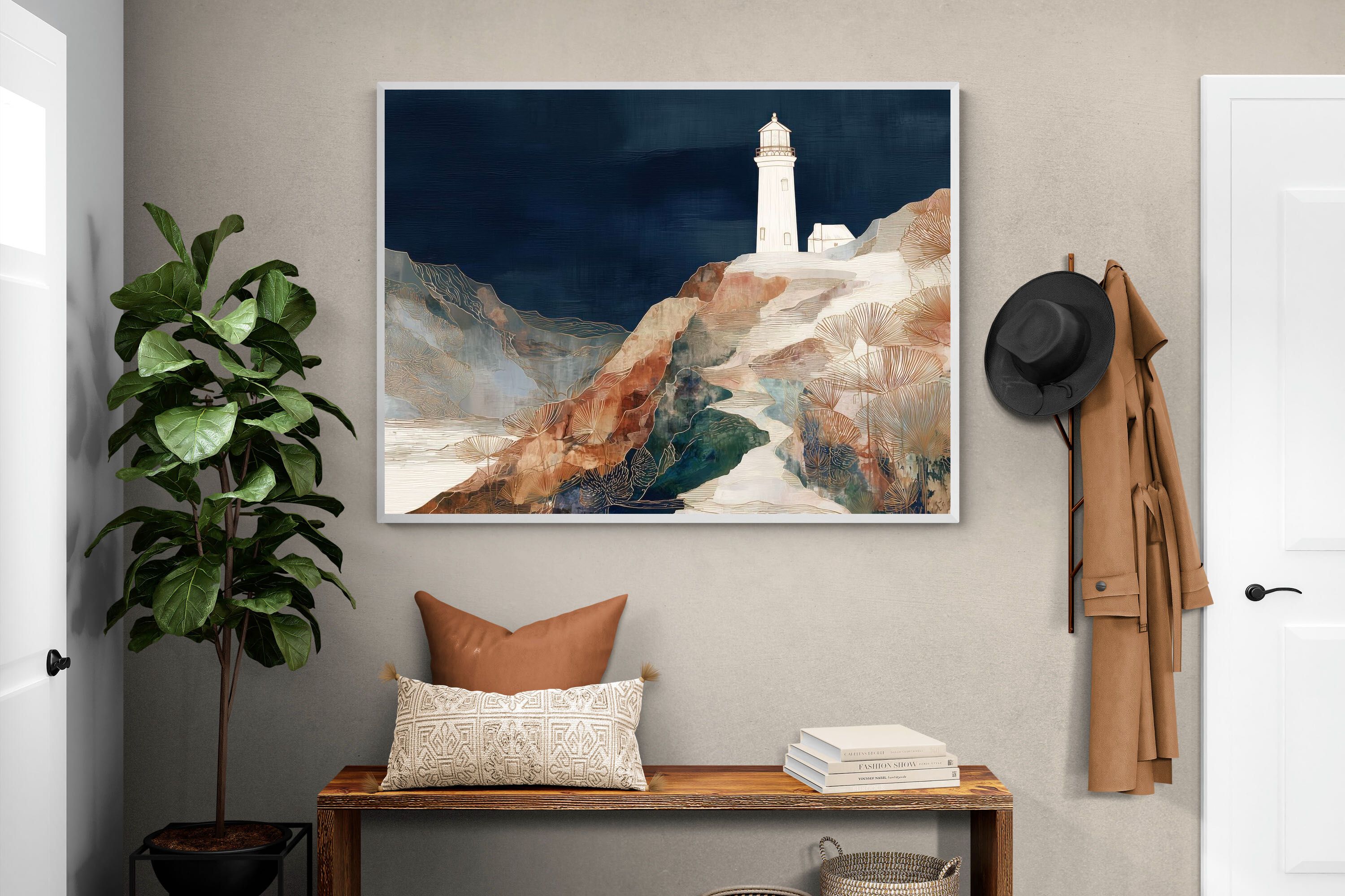Pixalot ® Coastal Lighthouse at Night