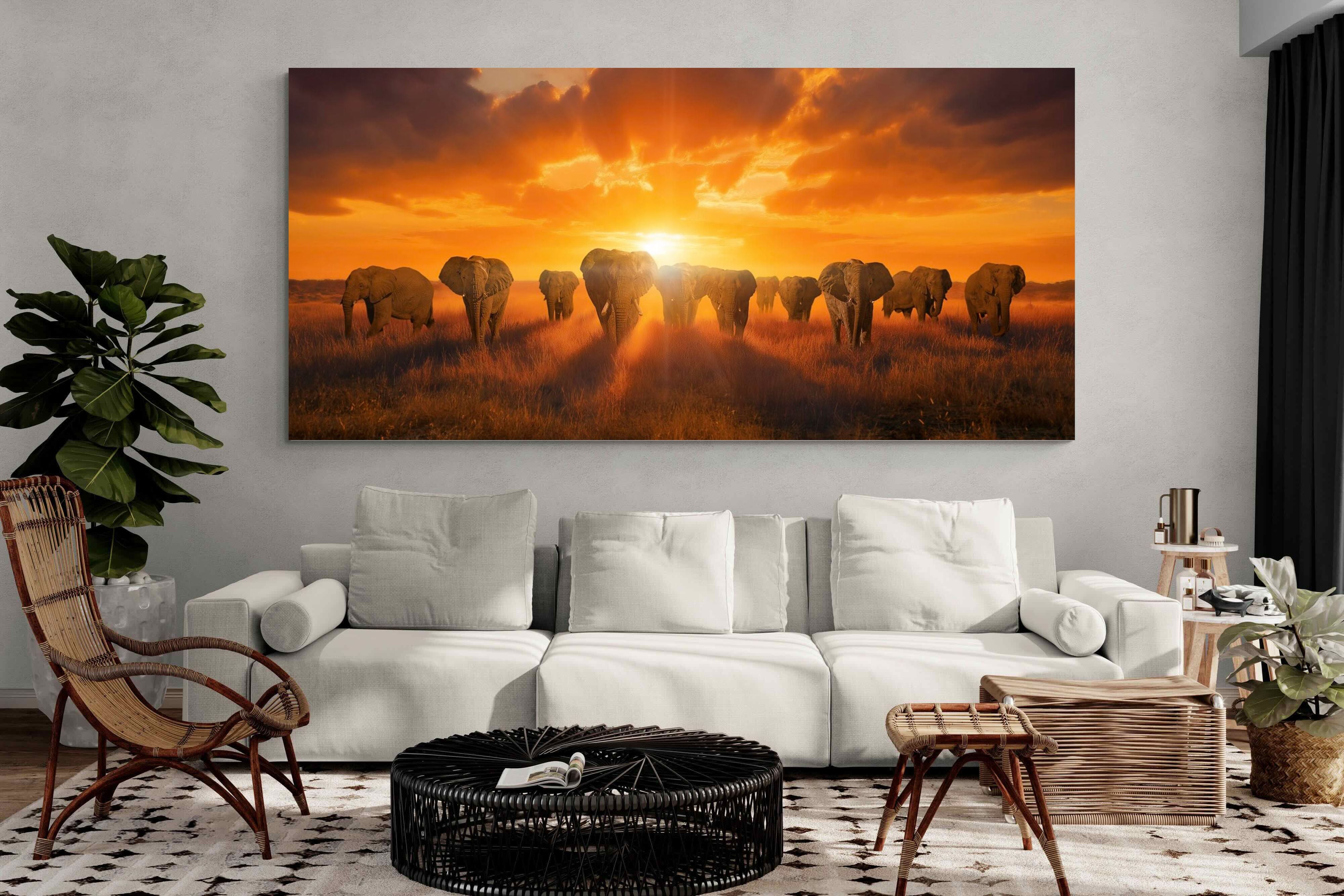 Pixalot ® Elephant Sunset