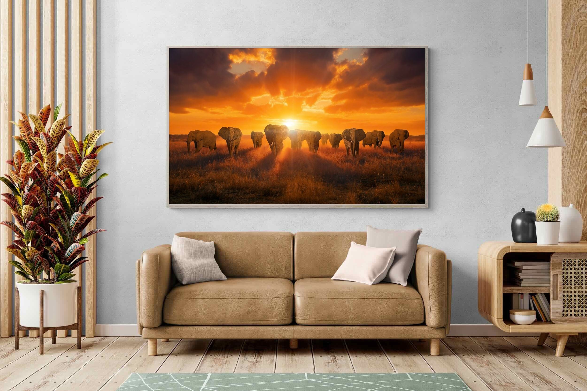 Pixalot ® Elephant Sunset