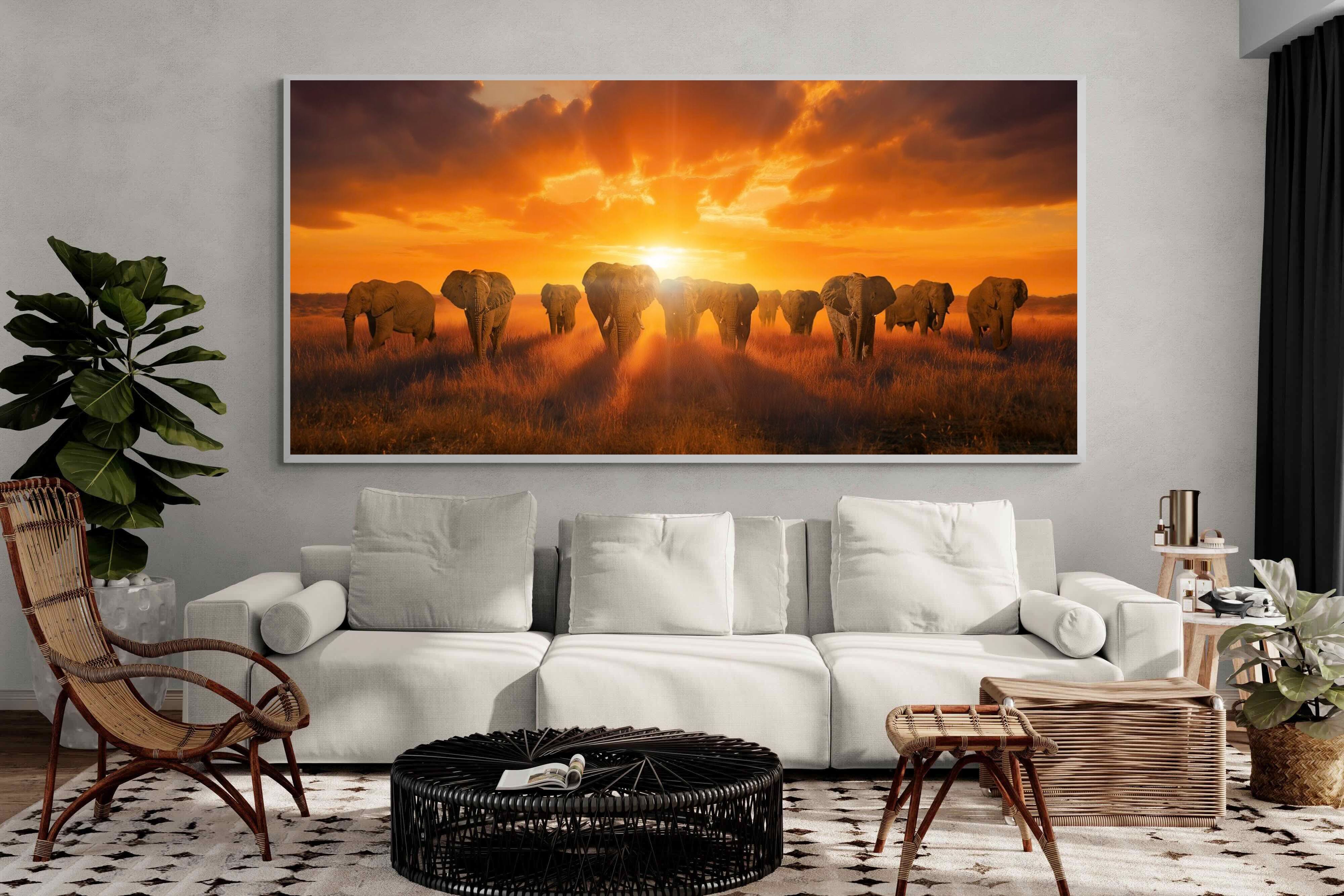 Pixalot ® Elephant Sunset