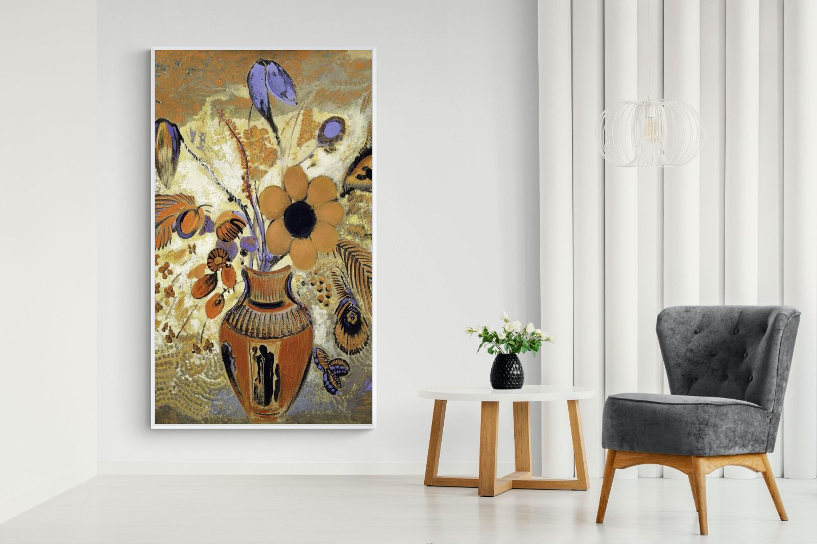 Pixalot ® Etruscan Vase with Flowers