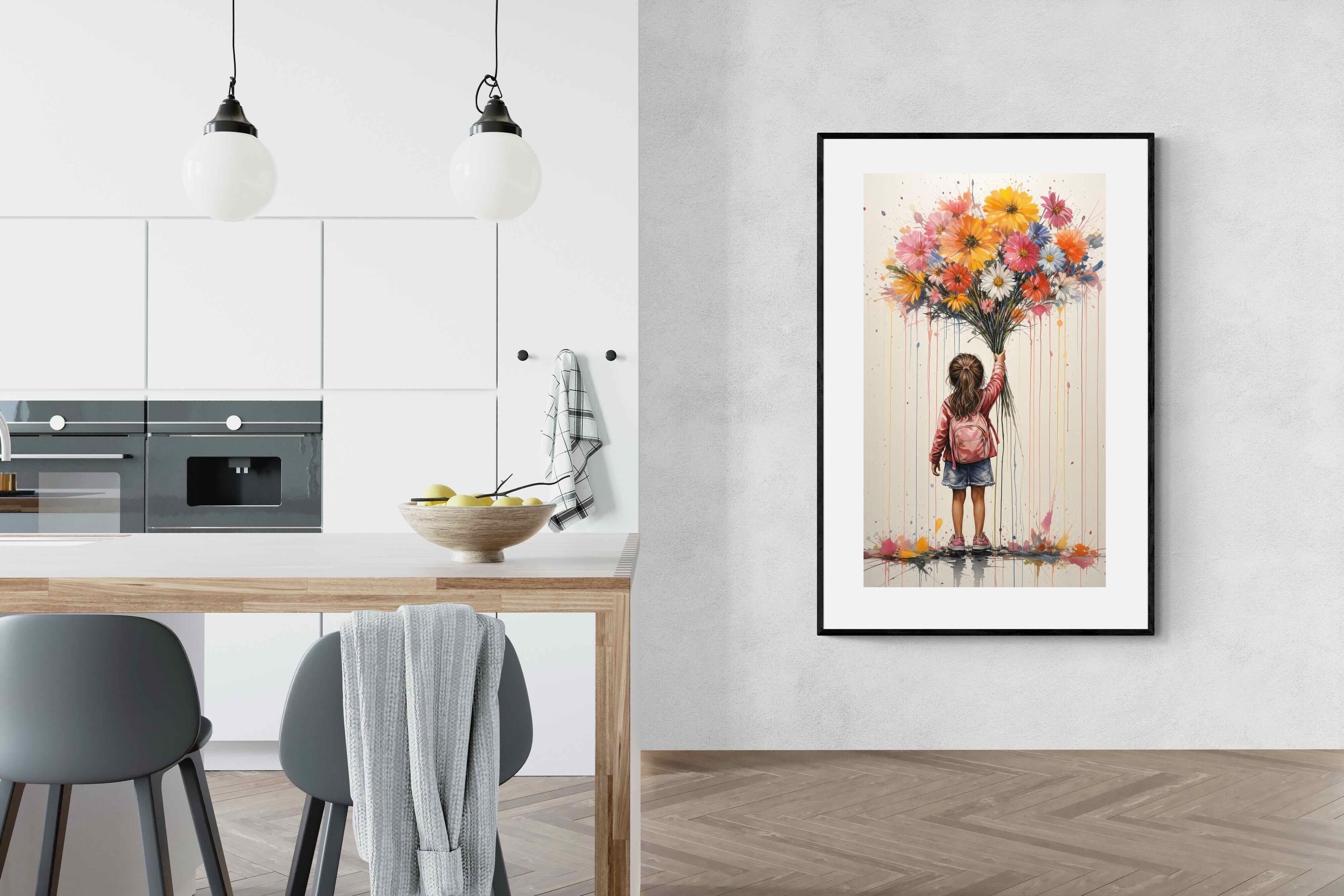 Pixalot ® Girl With Flowers