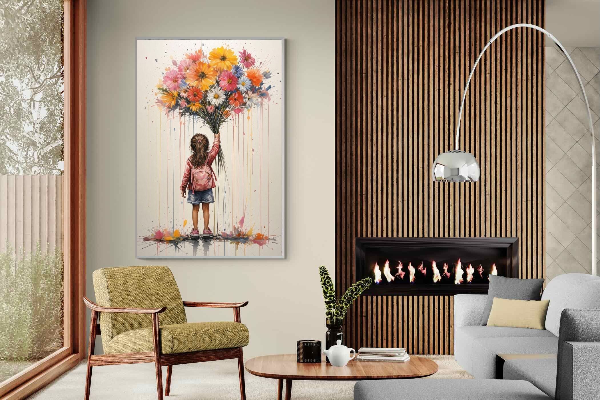 Pixalot ® Girl With Flowers