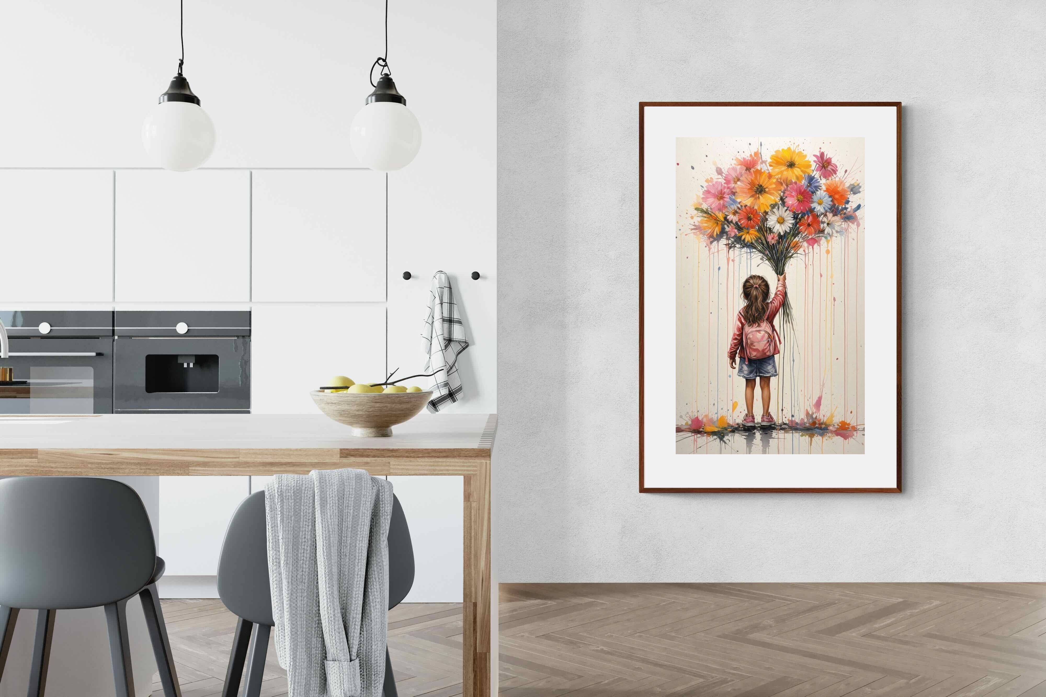 Pixalot ® Girl With Flowers