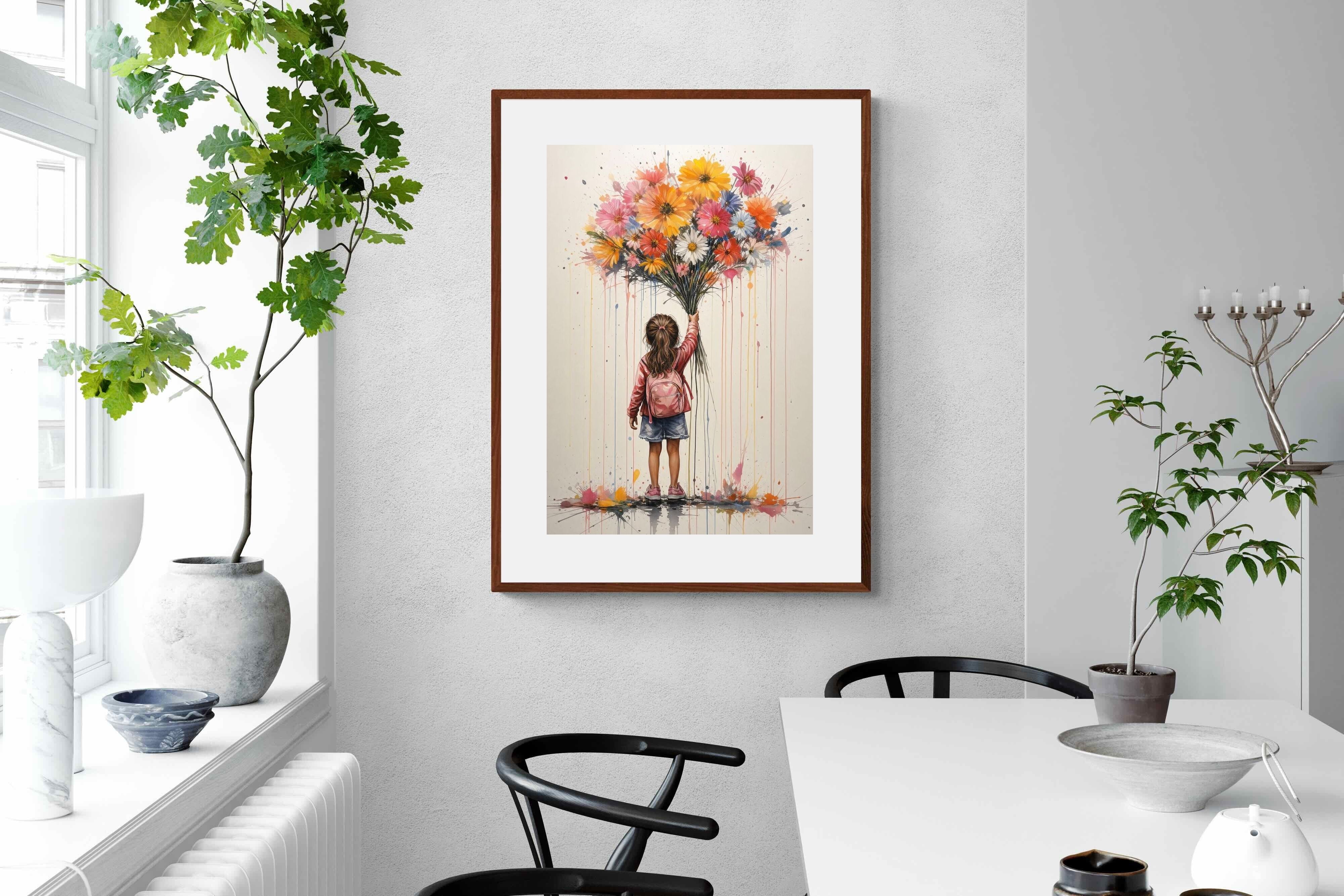 Pixalot ® Girl With Flowers