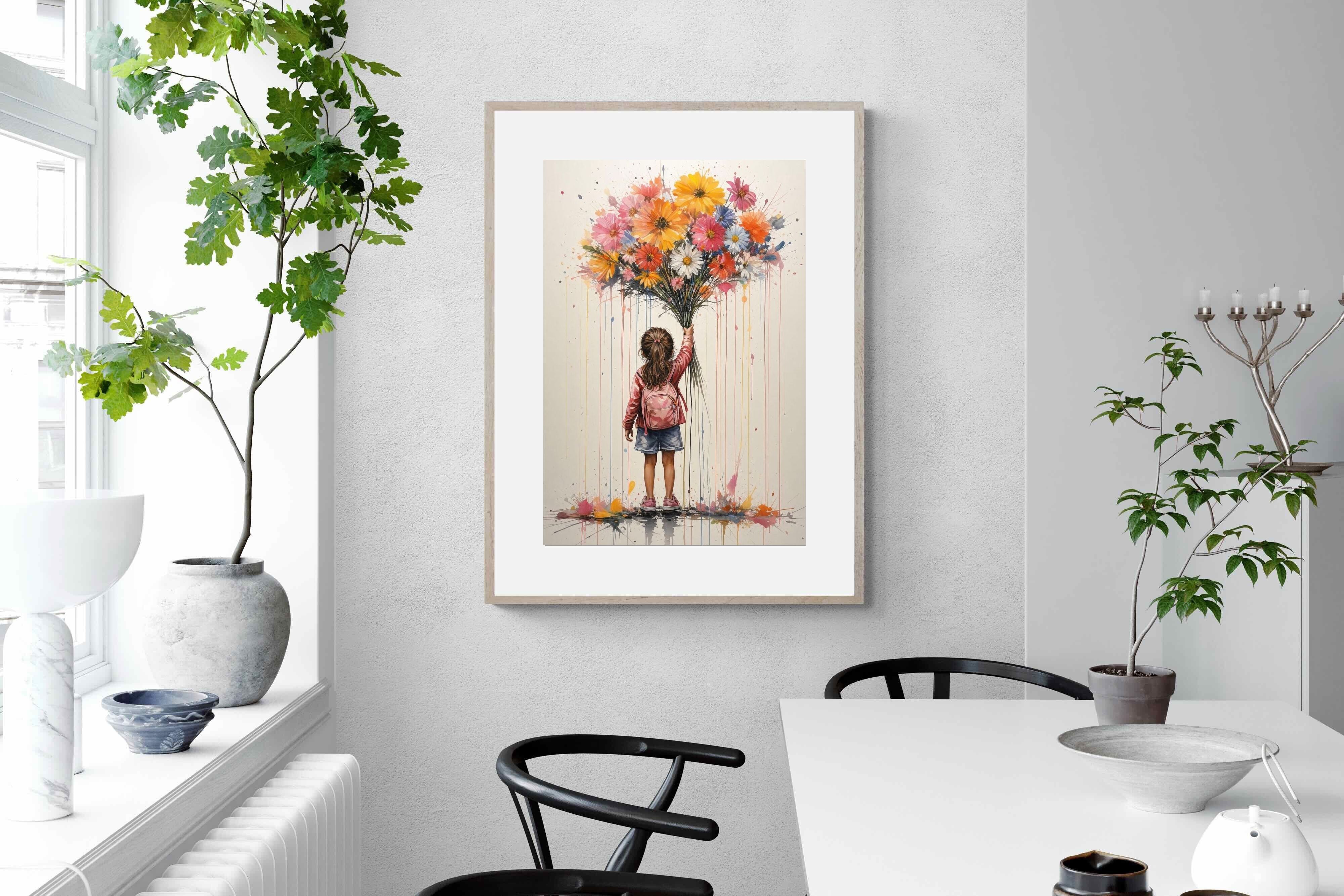 Pixalot ® Girl With Flowers