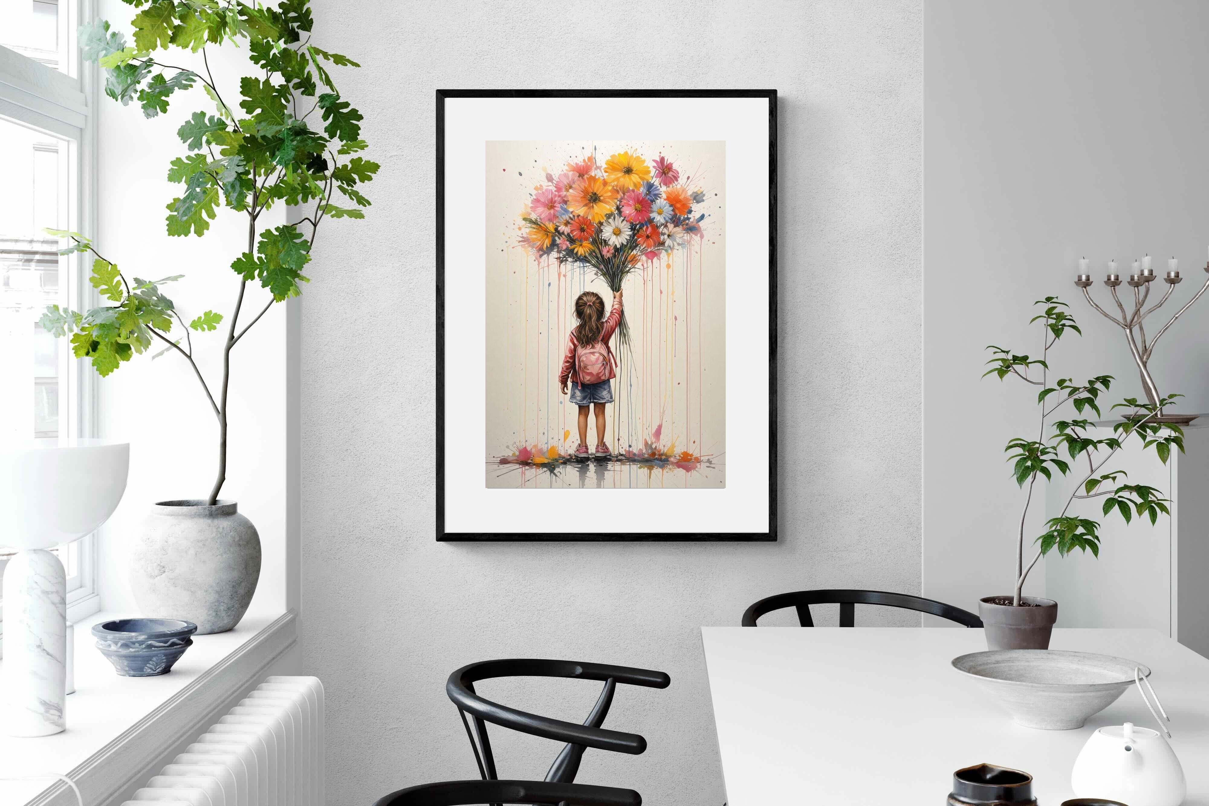 Pixalot ® Girl With Flowers