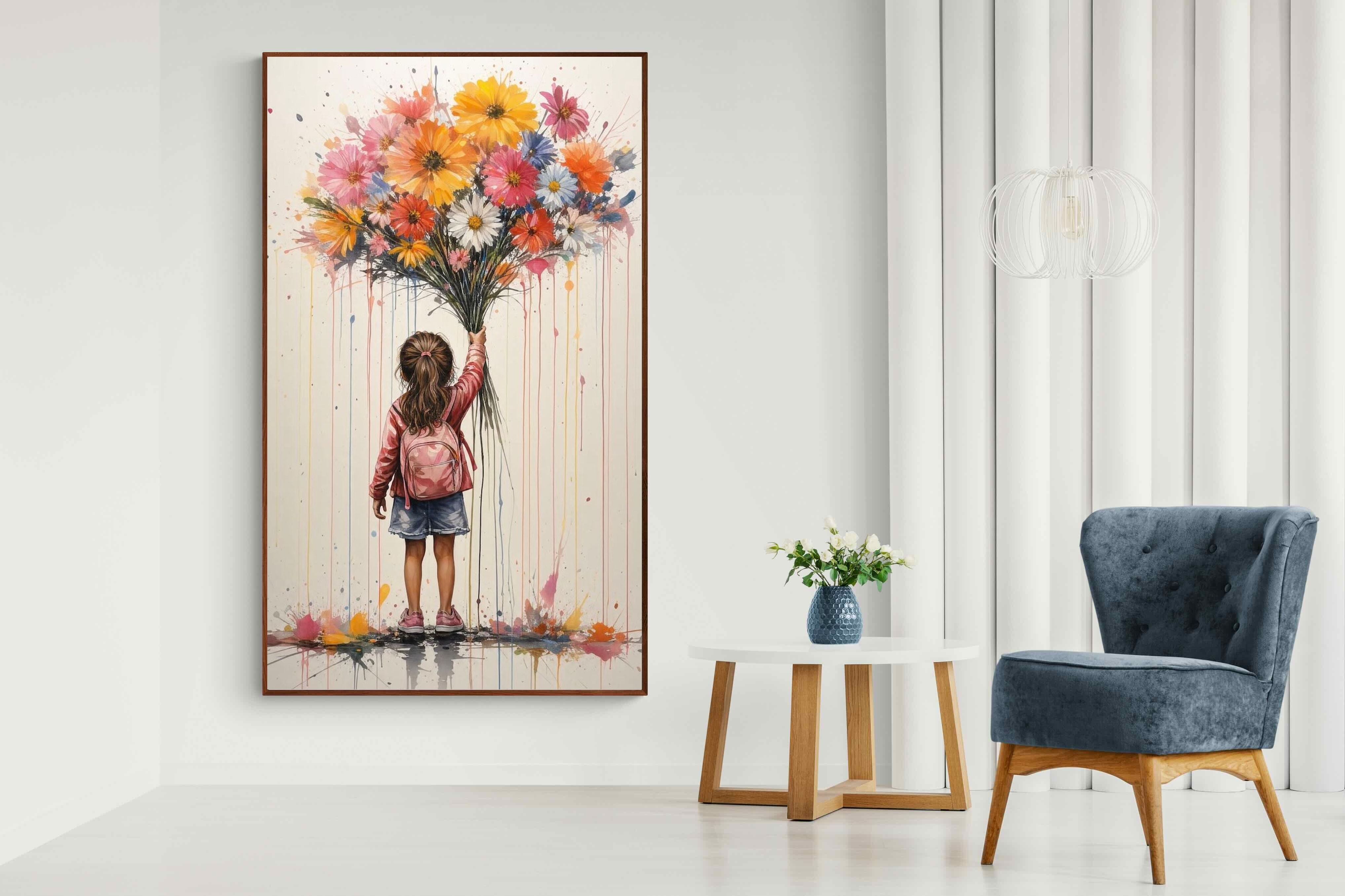 Pixalot ® Girl With Flowers