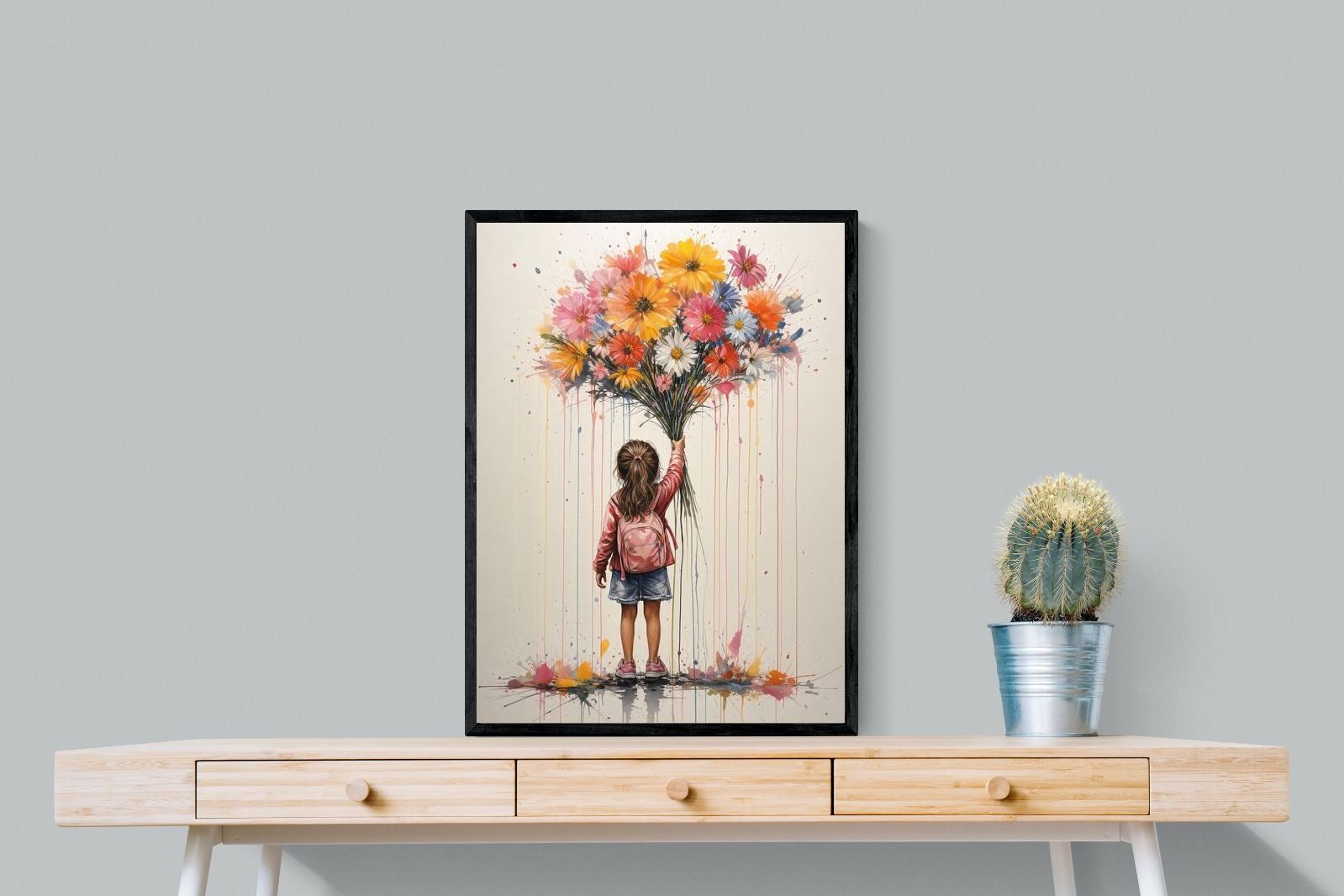 Pixalot ® Girl With Flowers
