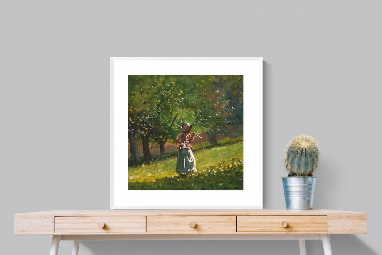 Pixalot ® Girl with Hay Rake