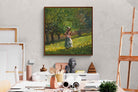 Pixalot ® Girl with Hay Rake