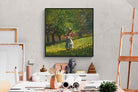 Pixalot ® Girl with Hay Rake