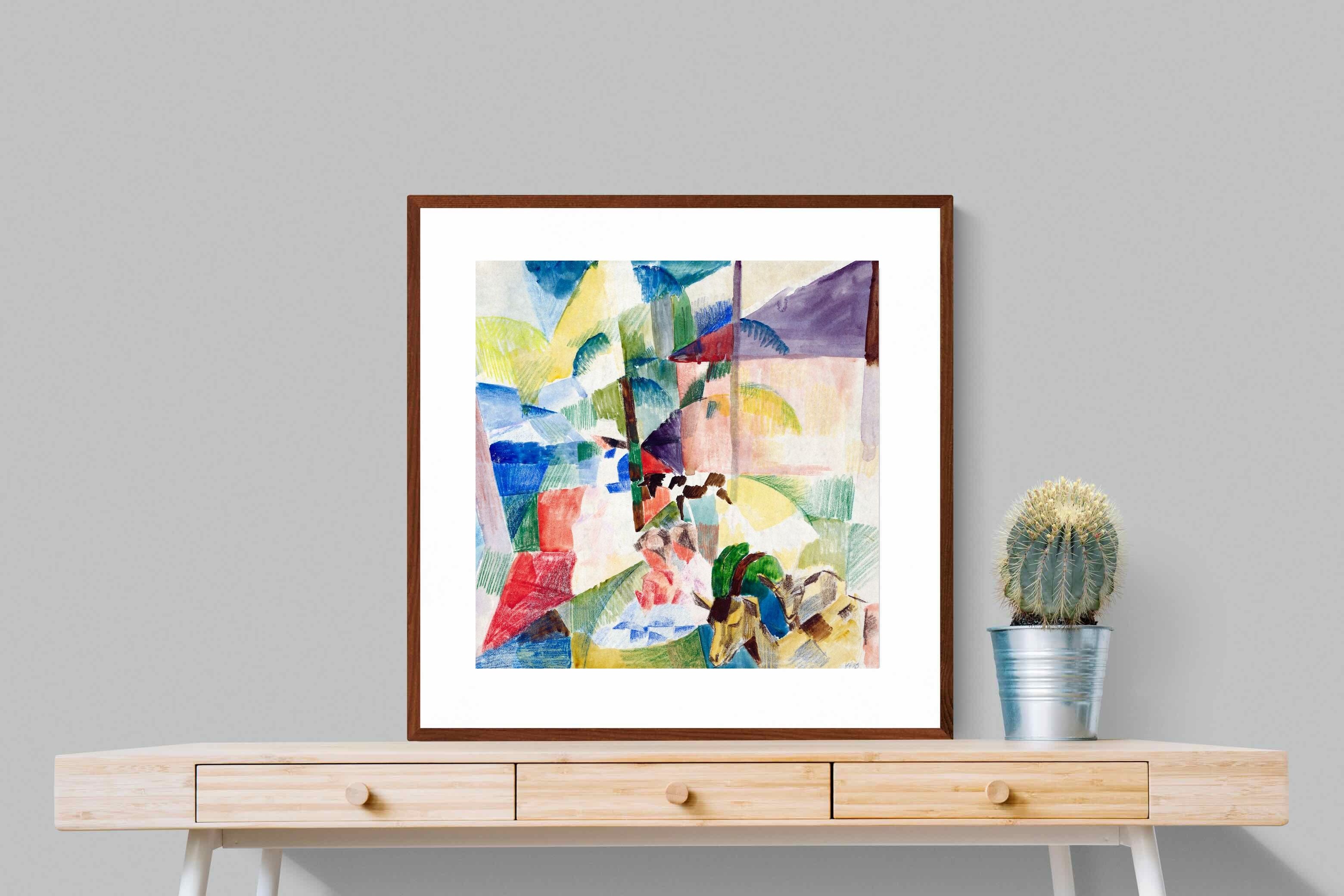 Pixalot ® Landscape with Children and Goats