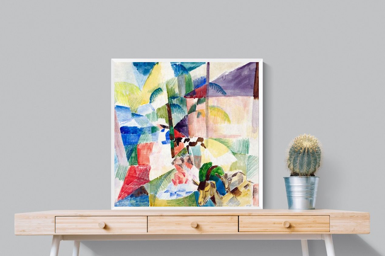 Pixalot ® Landscape with Children and Goats