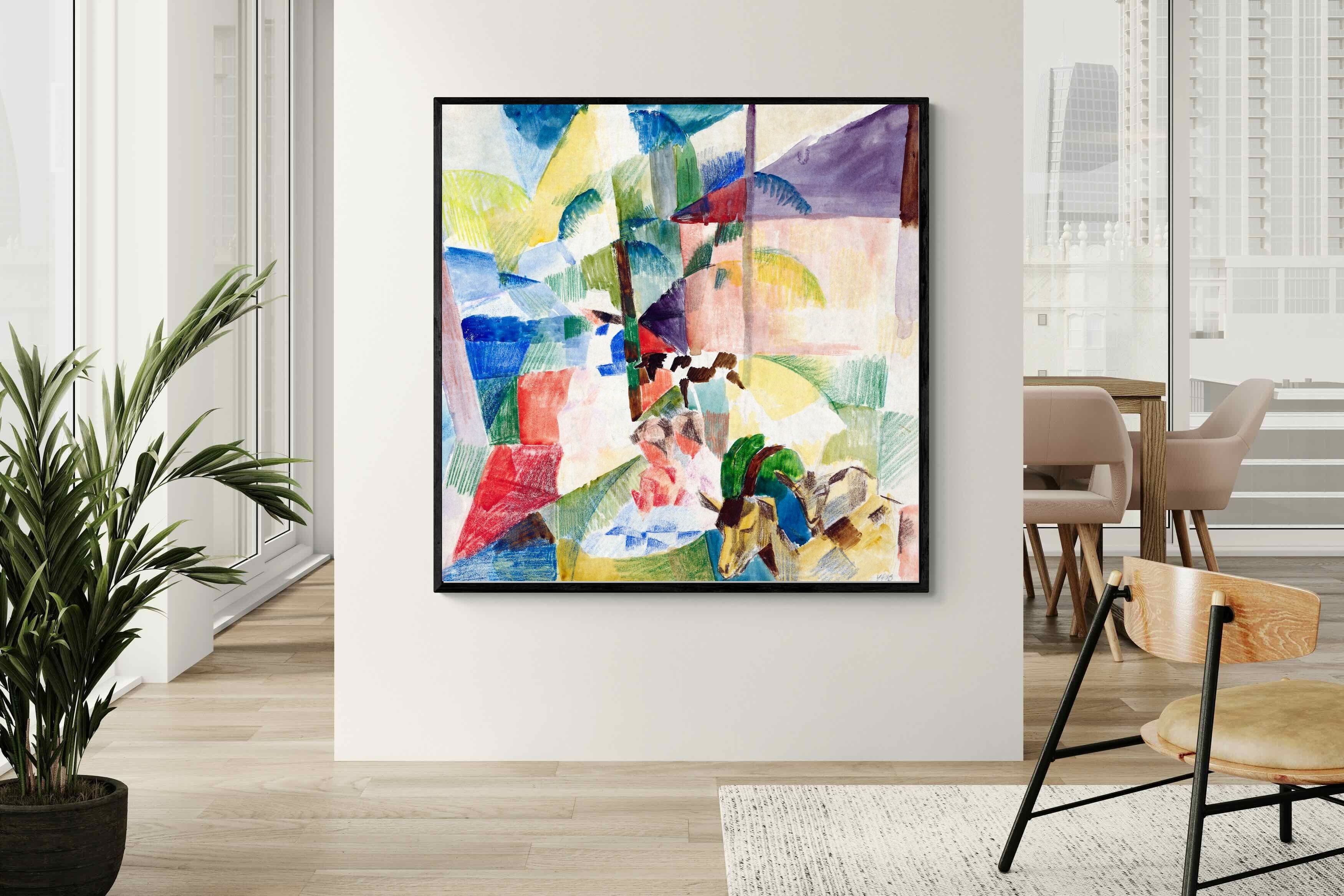Pixalot ® Landscape with Children and Goats