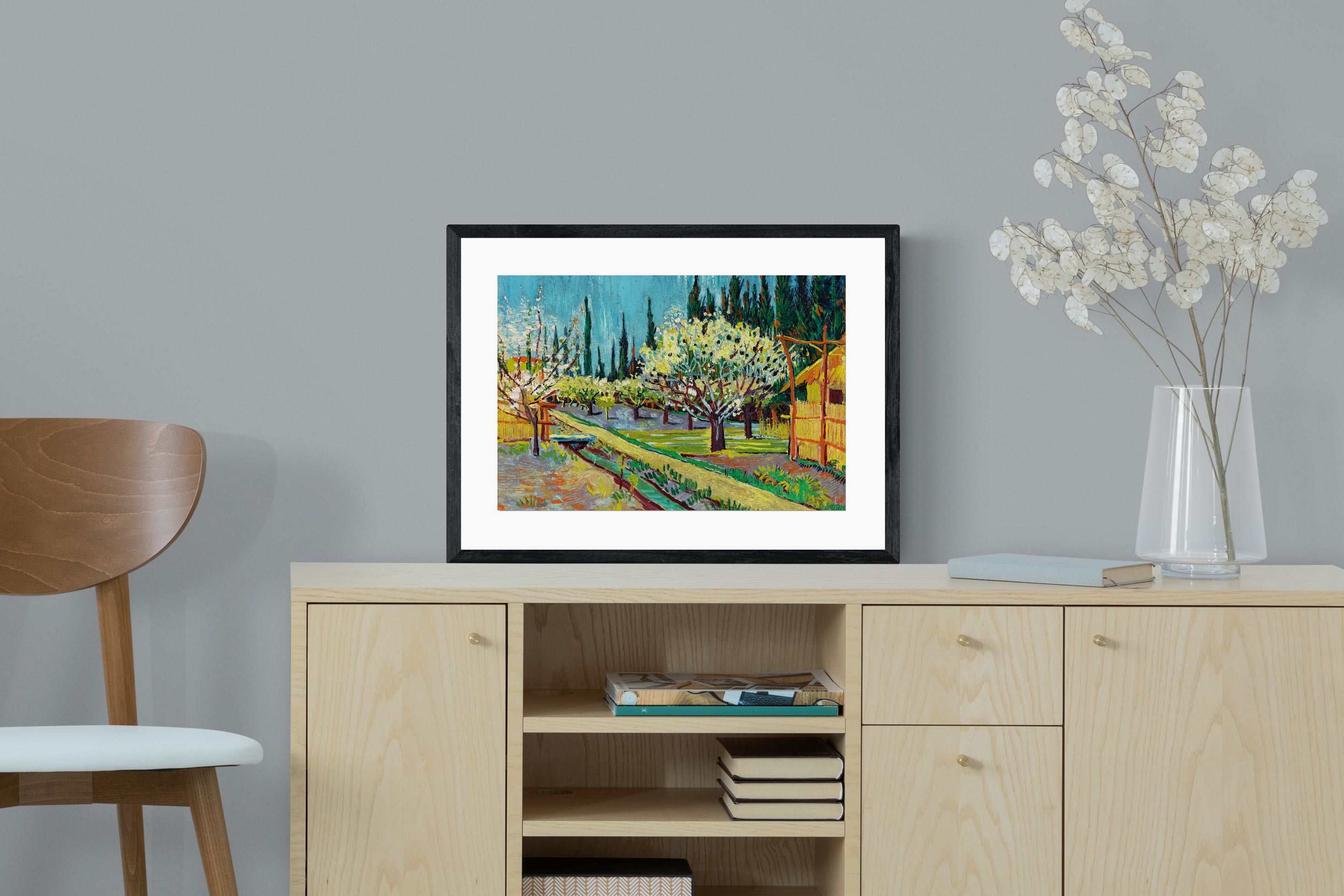 Pixalot ® Orchard Bordered by Cypresses