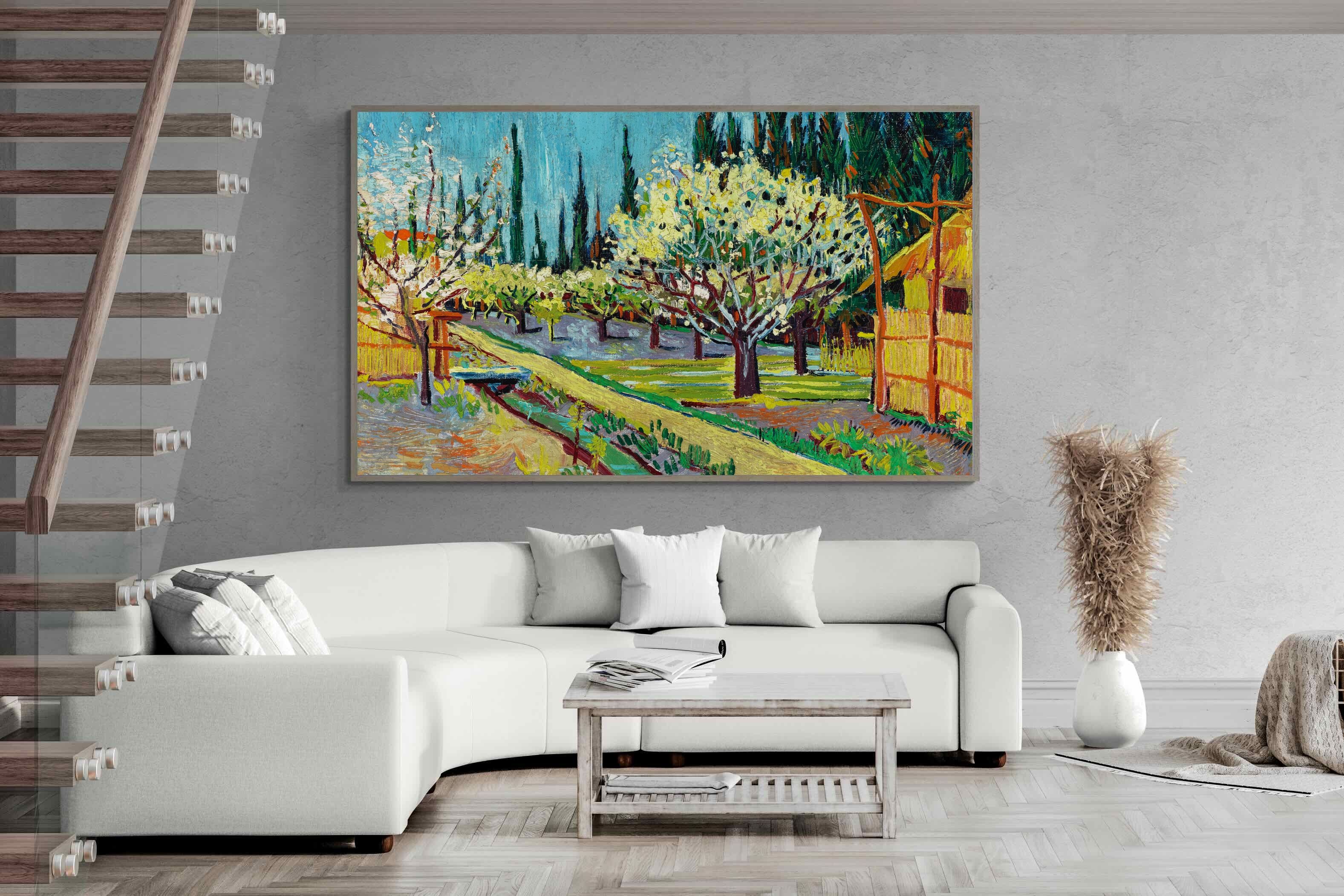 Pixalot ® Orchard Bordered by Cypresses