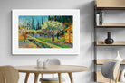 Pixalot ® Orchard Bordered by Cypresses