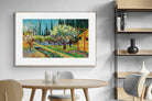 Pixalot ® Orchard Bordered by Cypresses