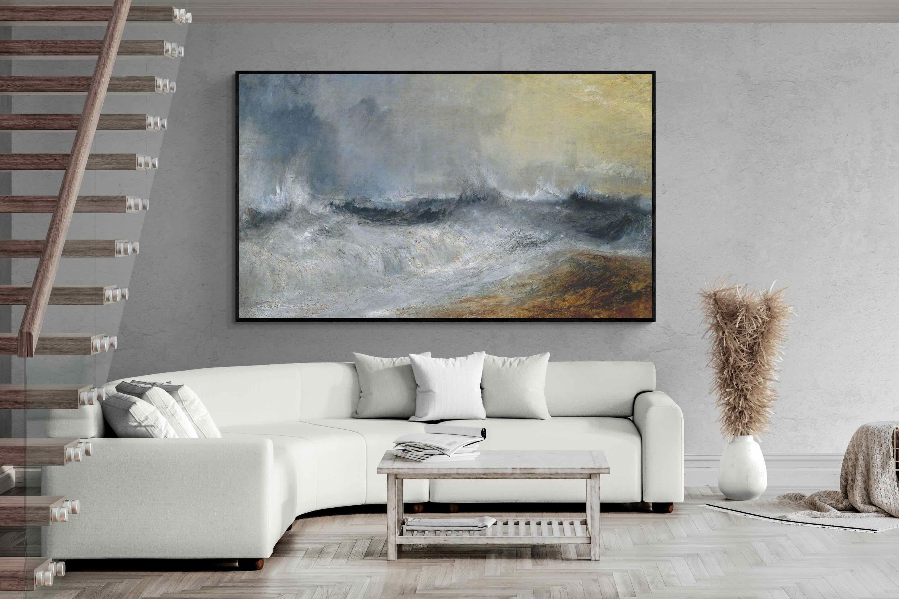 Pixalot ® Waves Breaking Against The Wind