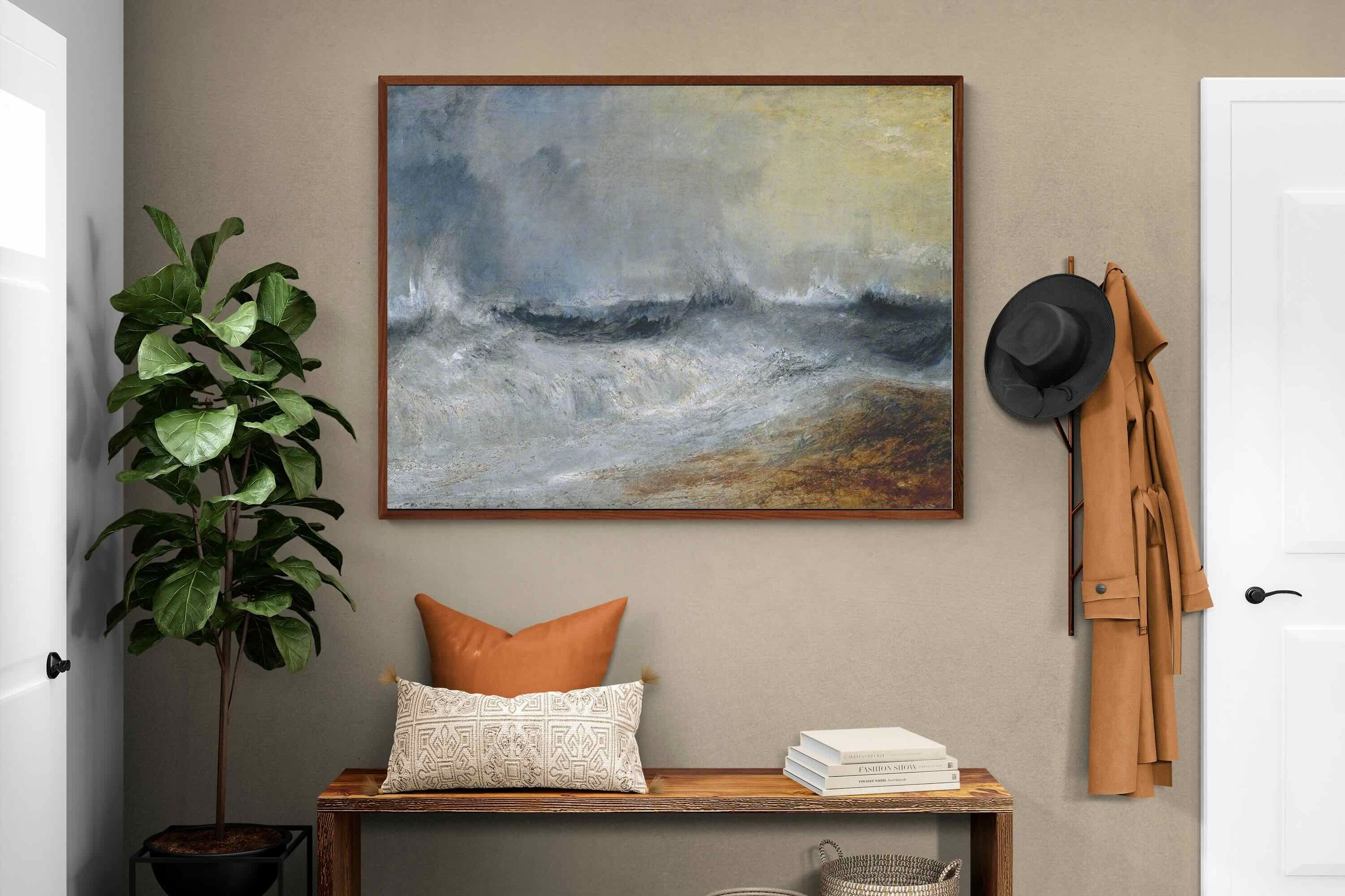 Pixalot ® Waves Breaking Against The Wind