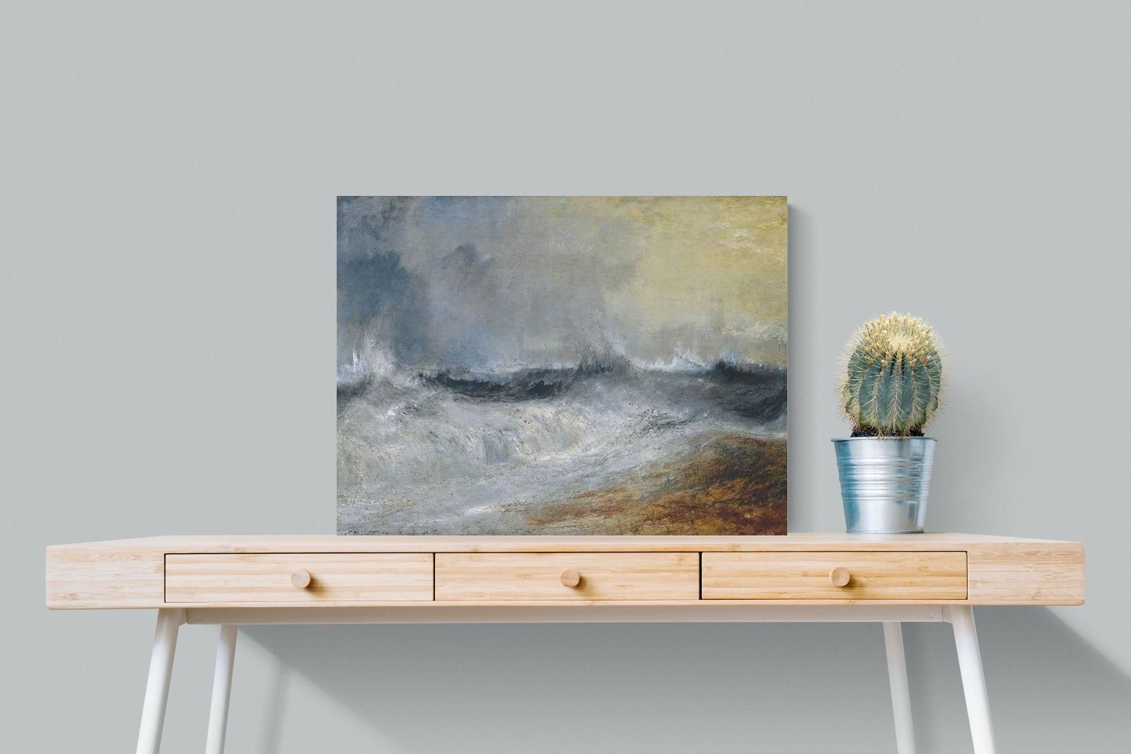Pixalot ® Waves Breaking Against The Wind