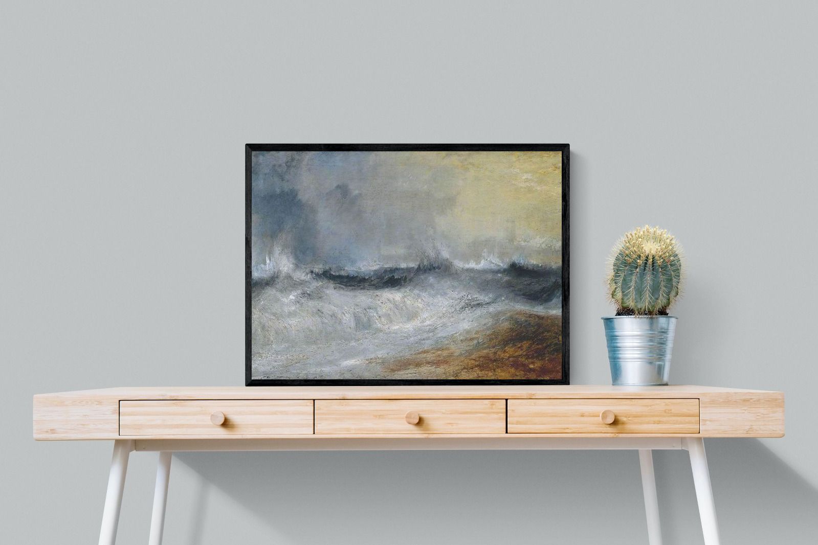 Pixalot ® Waves Breaking Against The Wind