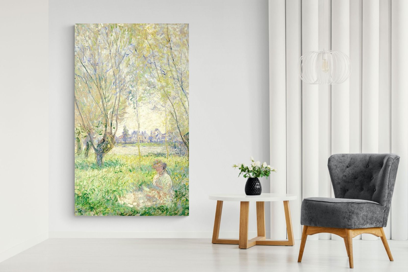 Pixalot ® Woman Seated under the Willows