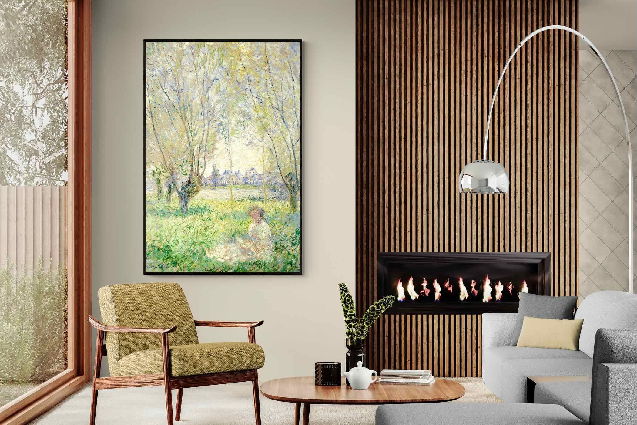 Pixalot ® Woman Seated under the Willows