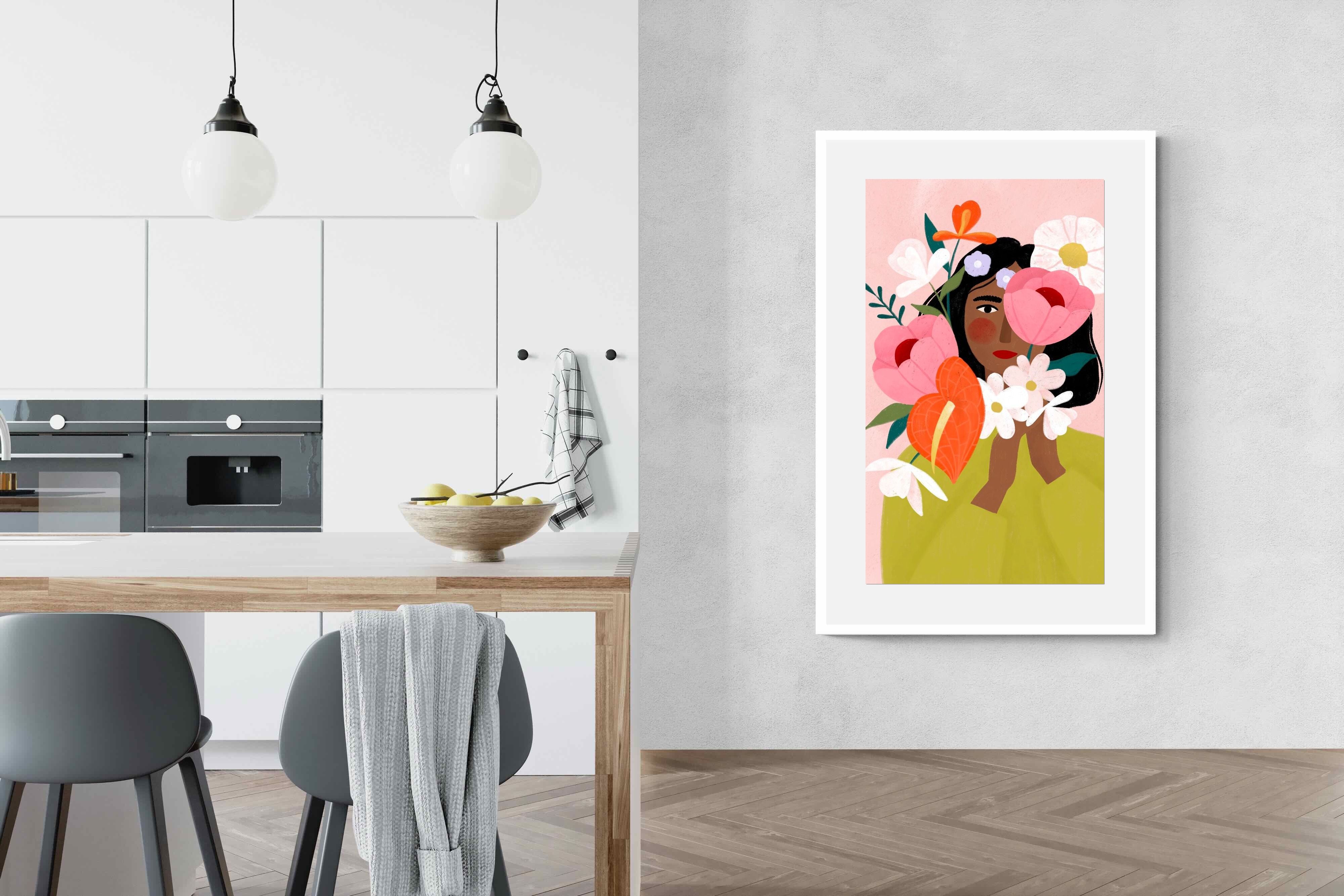 Pixalot ® Woman with Vibrant Flowers