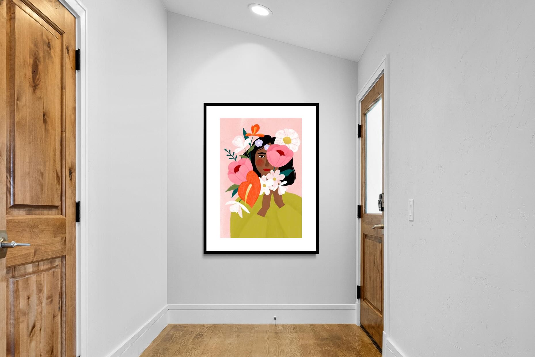 Pixalot ® Woman with Vibrant Flowers