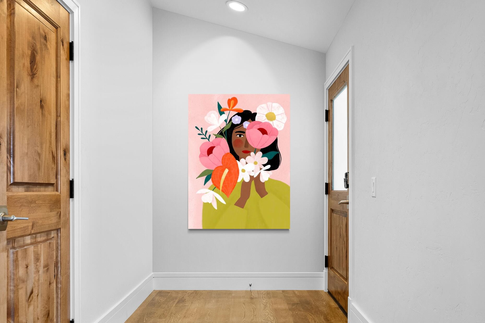 Pixalot ® Woman with Vibrant Flowers
