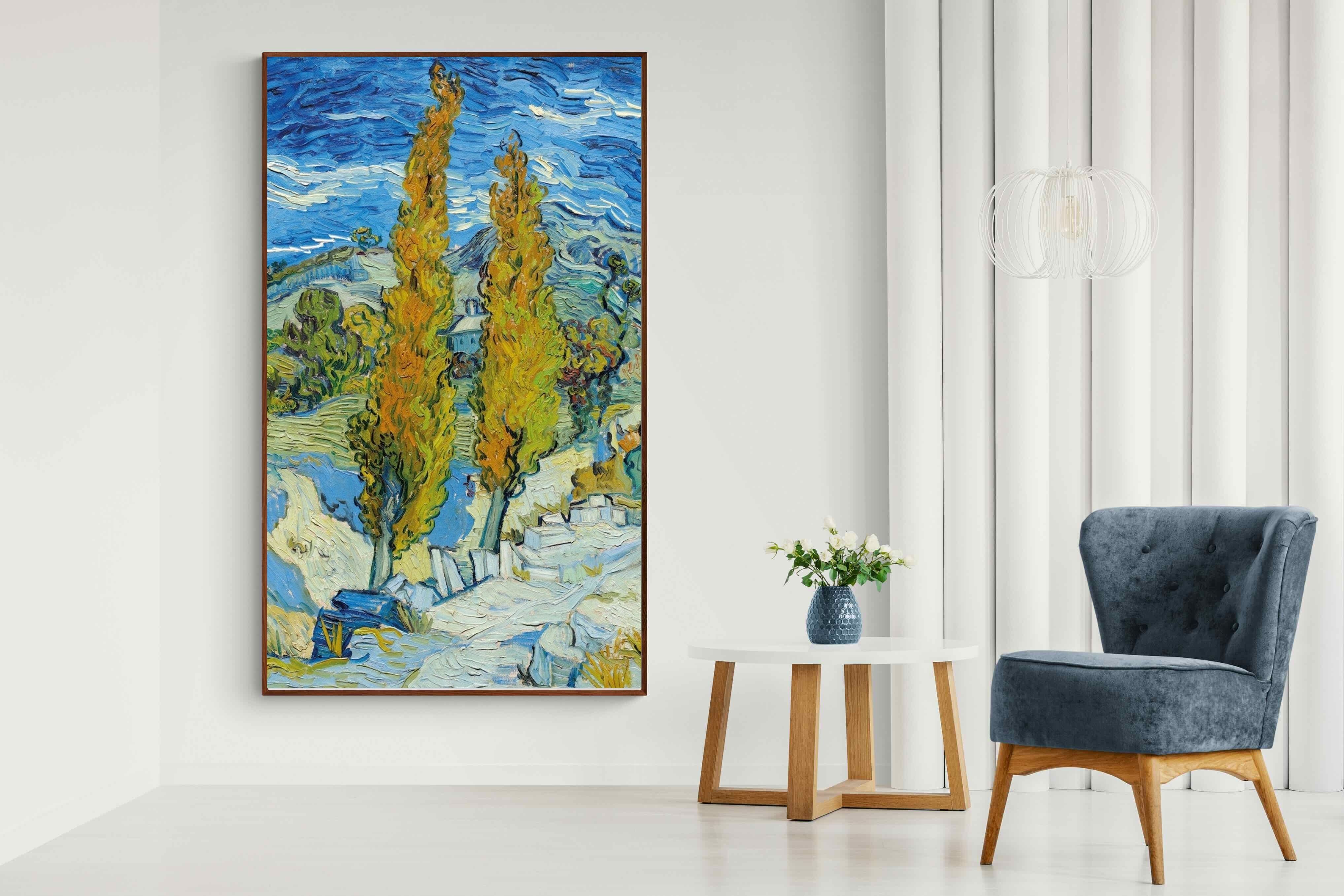 Pixalot Poplars at Saint-Rémy