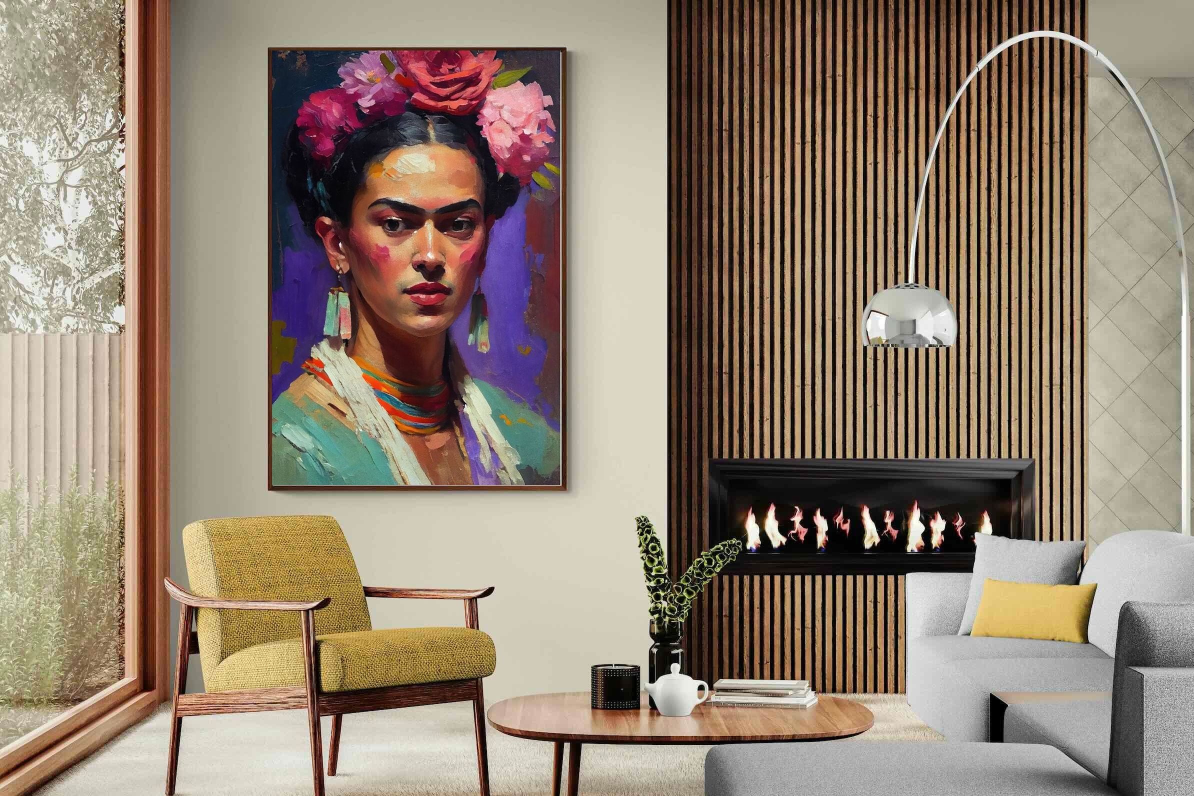 Pixalot Portrait of Frida
