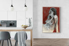 Pixalot Red Drape Study