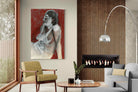 Pixalot Red Drape Study