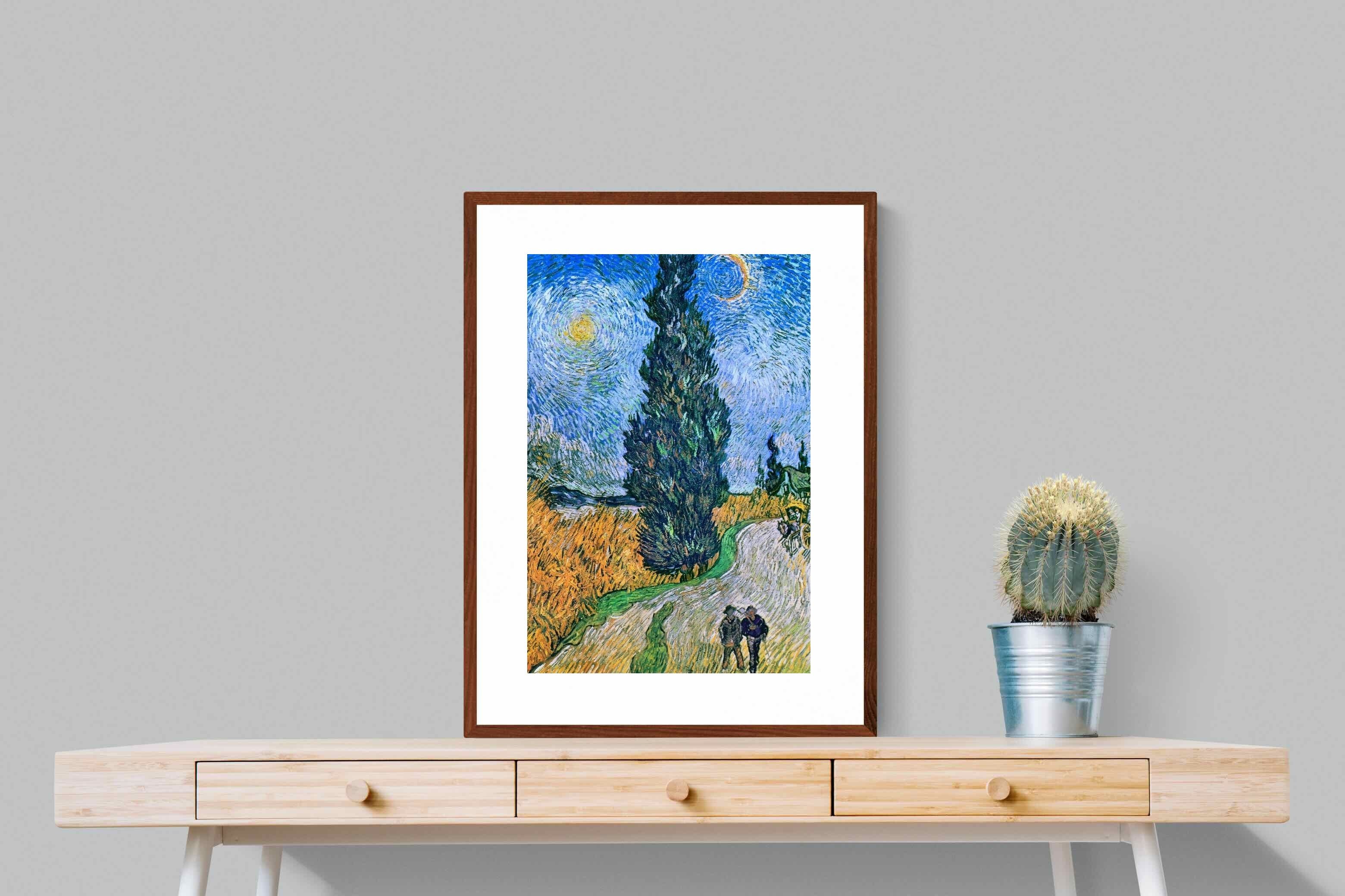 Pixalot Road with Cypress and Star