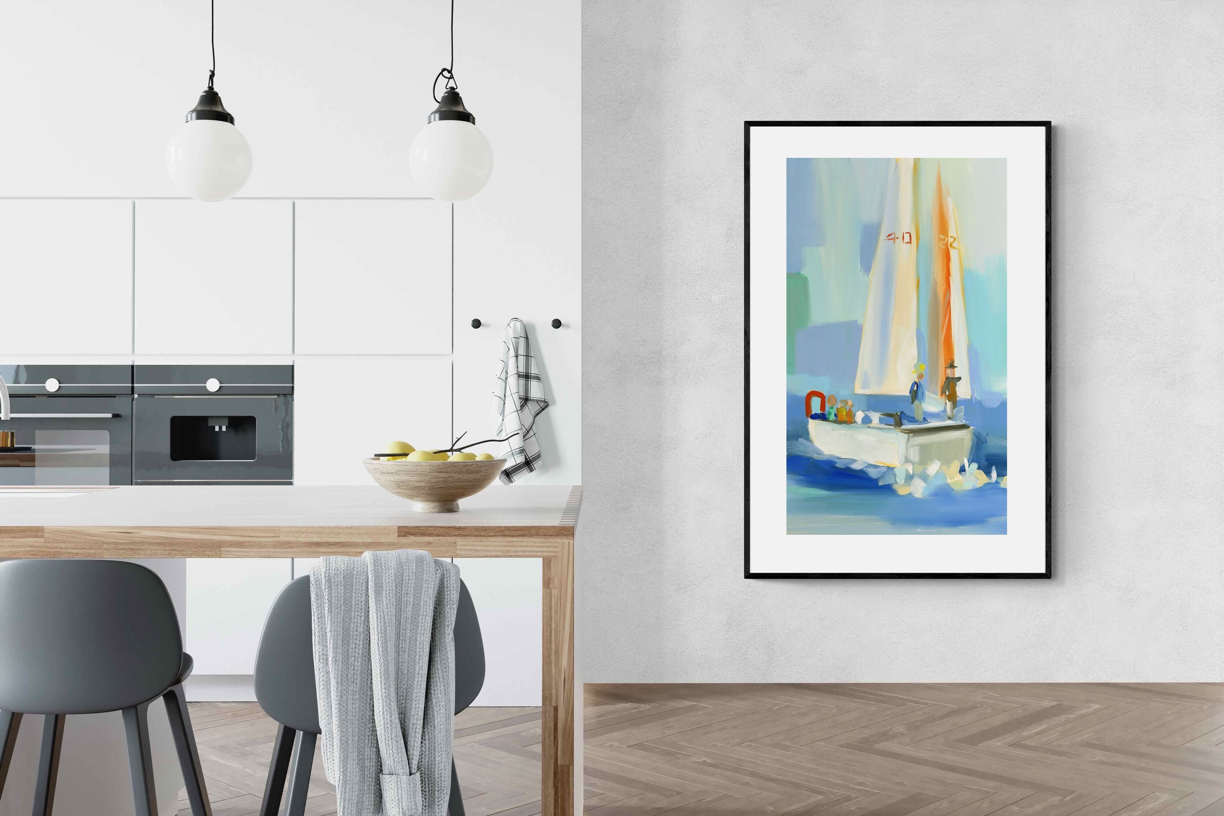 Pixalot Sailboat on the Water