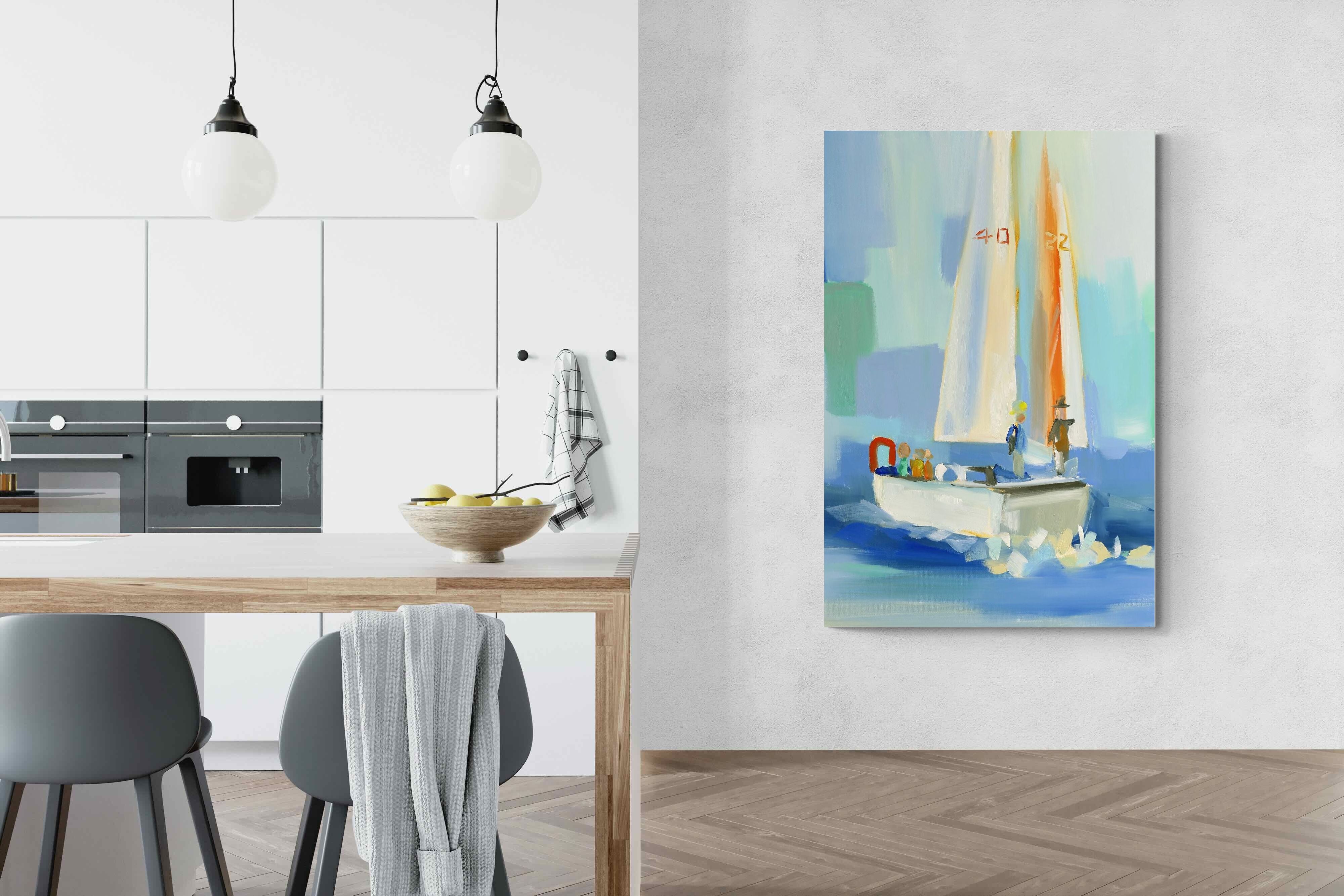 Pixalot Sailboat on the Water