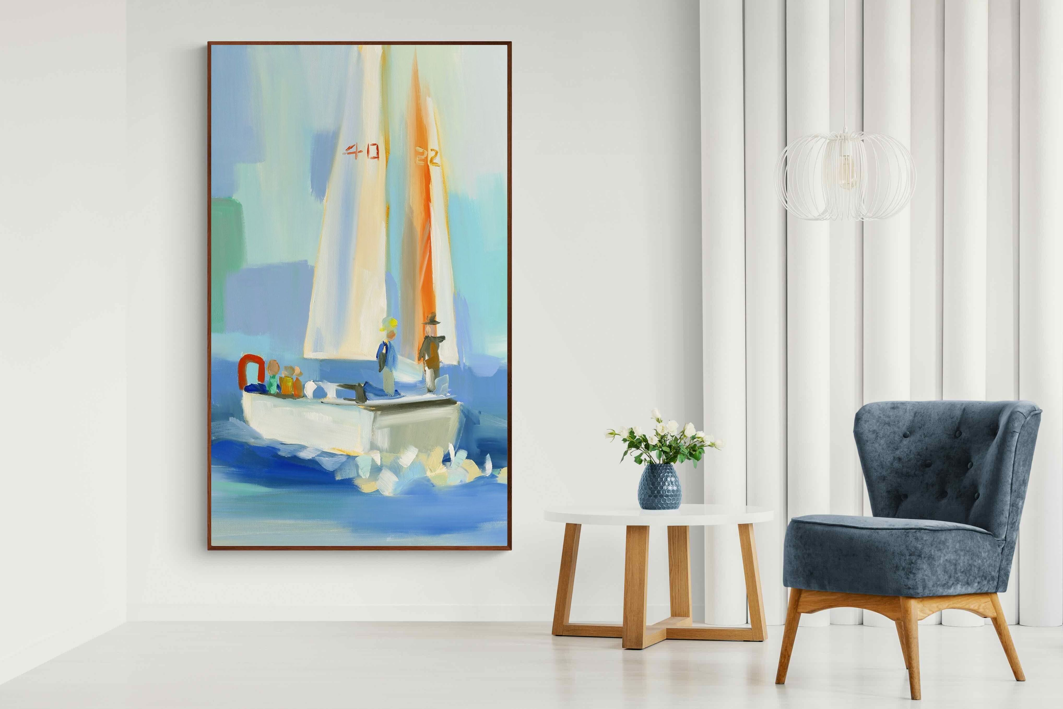Pixalot Sailboat on the Water