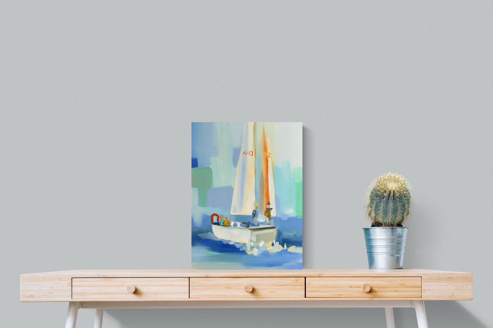 Pixalot Sailboat on the Water