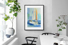 Pixalot Sailboat on the Water